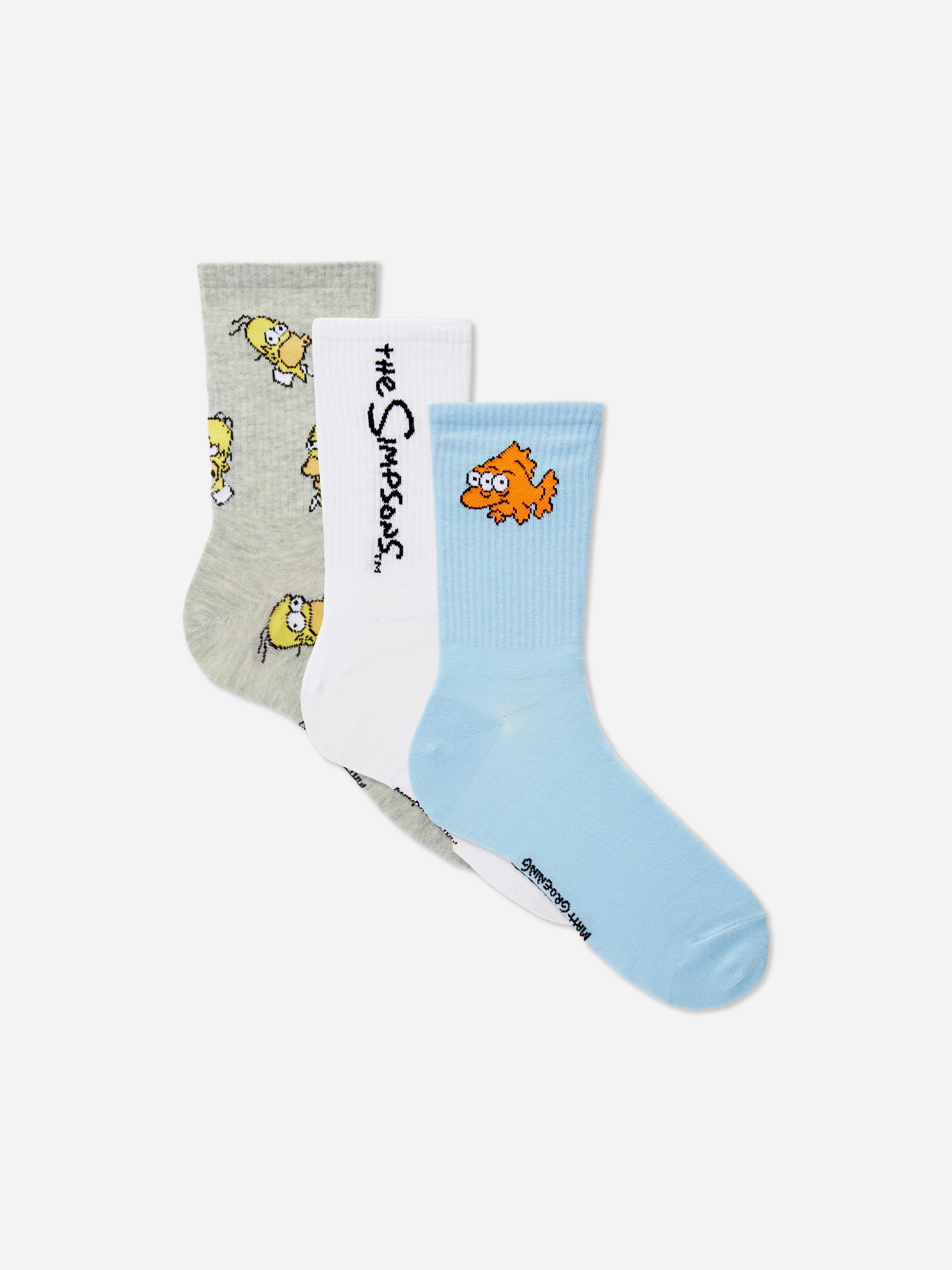 3-Pack The Simpsons Crew Socks