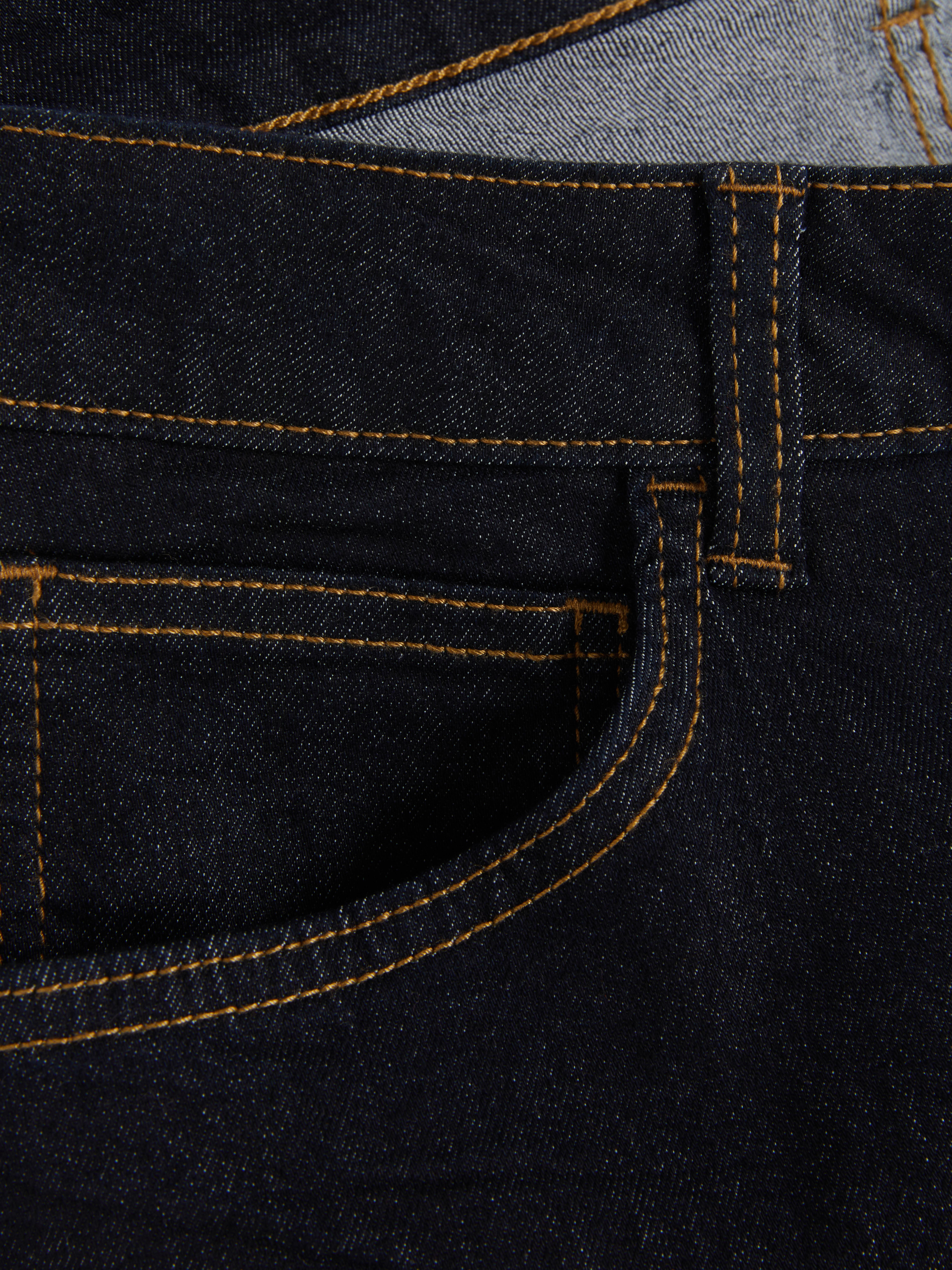 Mid-Rise Straight Leg Jeans