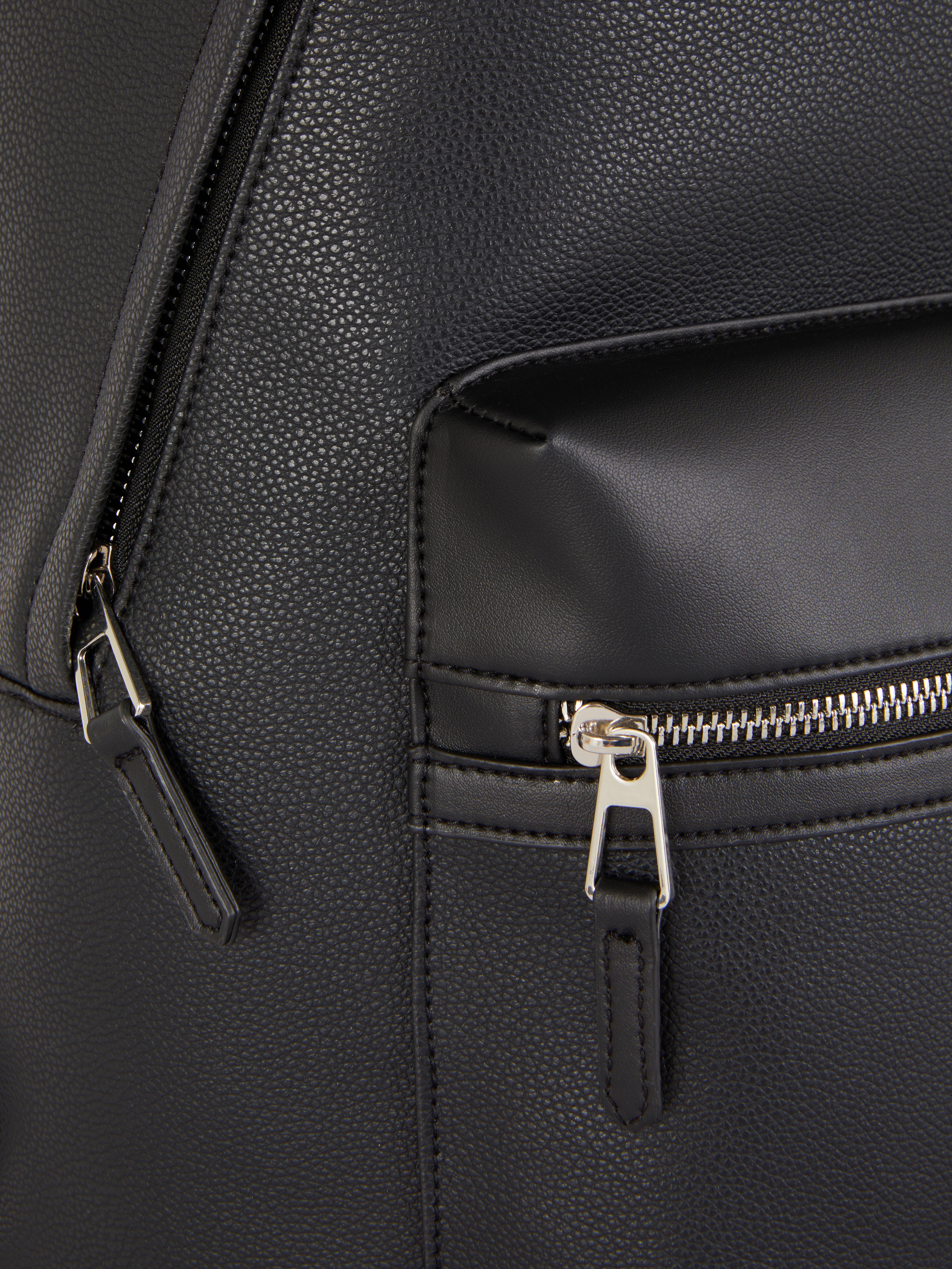 Faux Leather Backpack