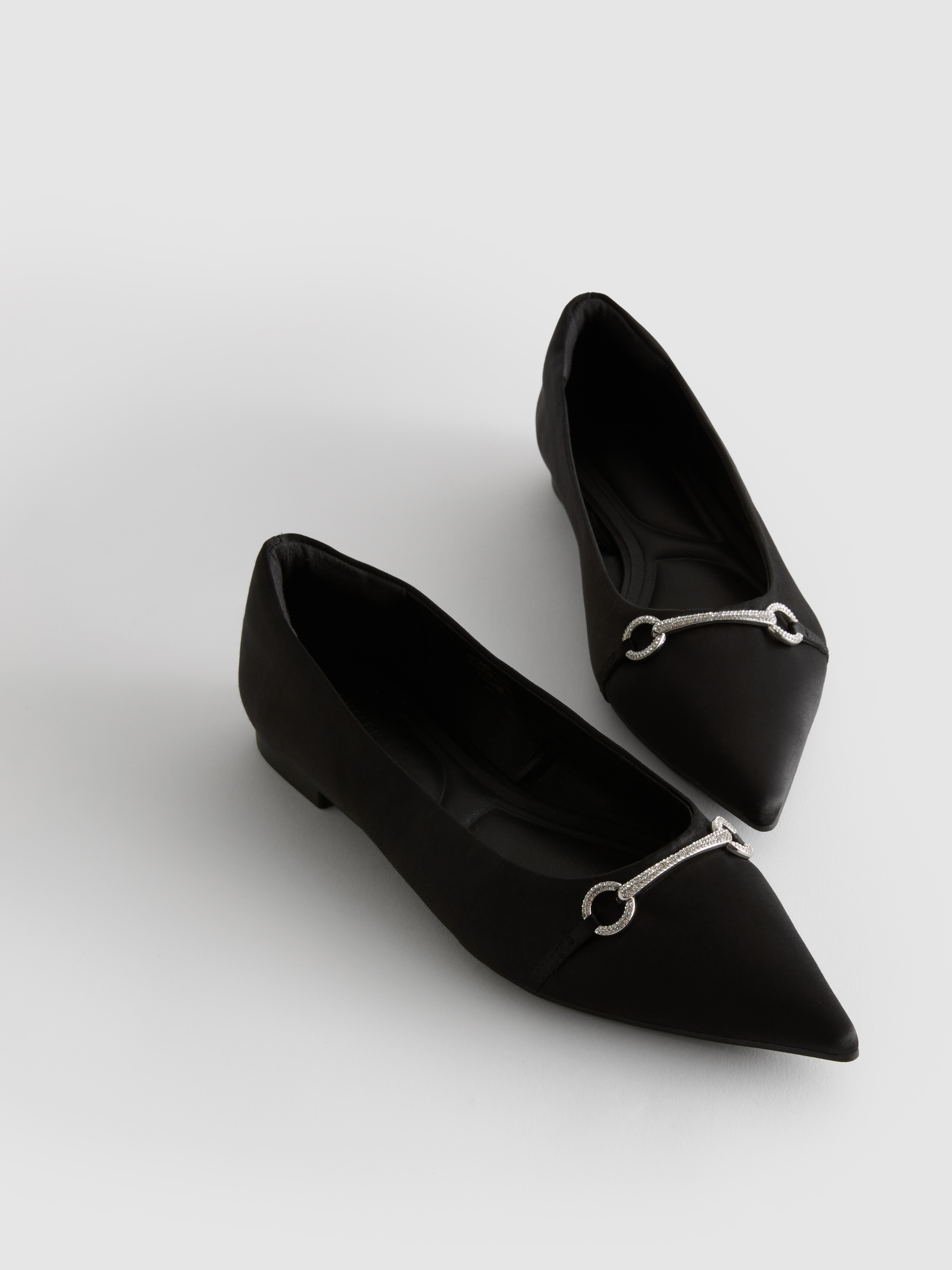 Pointed Snaffle Ballerina Pumps