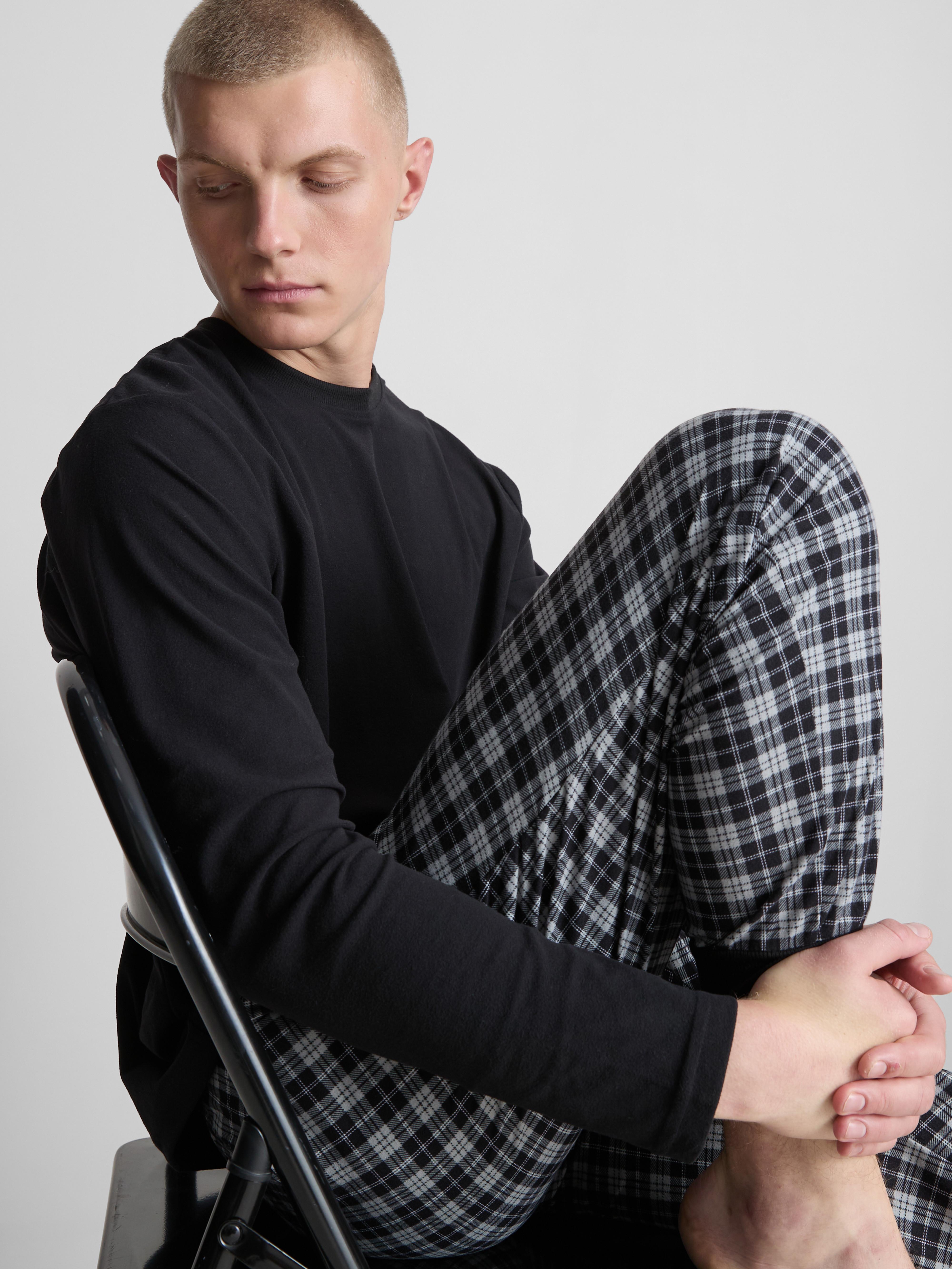 Check Long Pajama Set