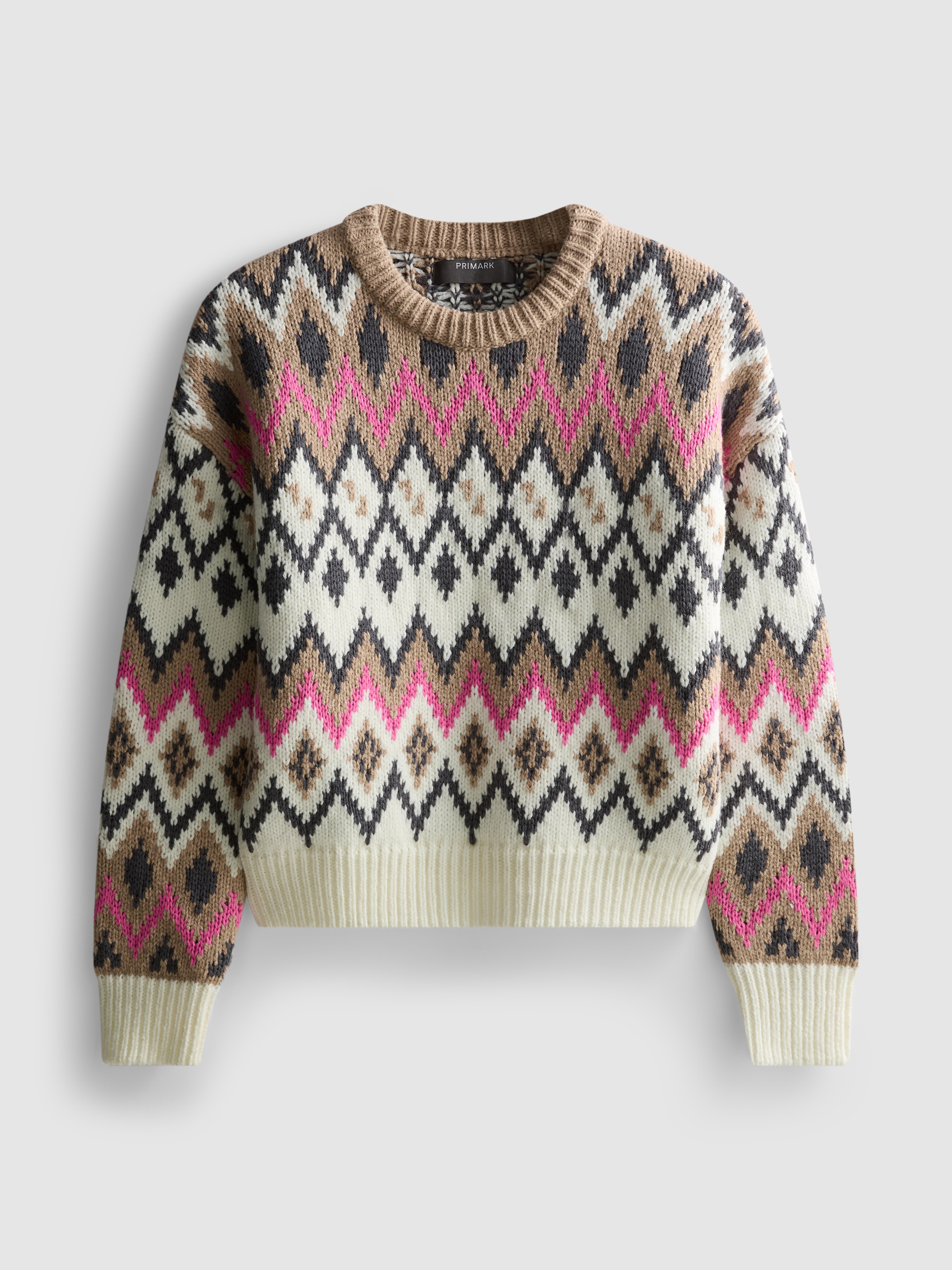 Knitted Fair Isle Sweater