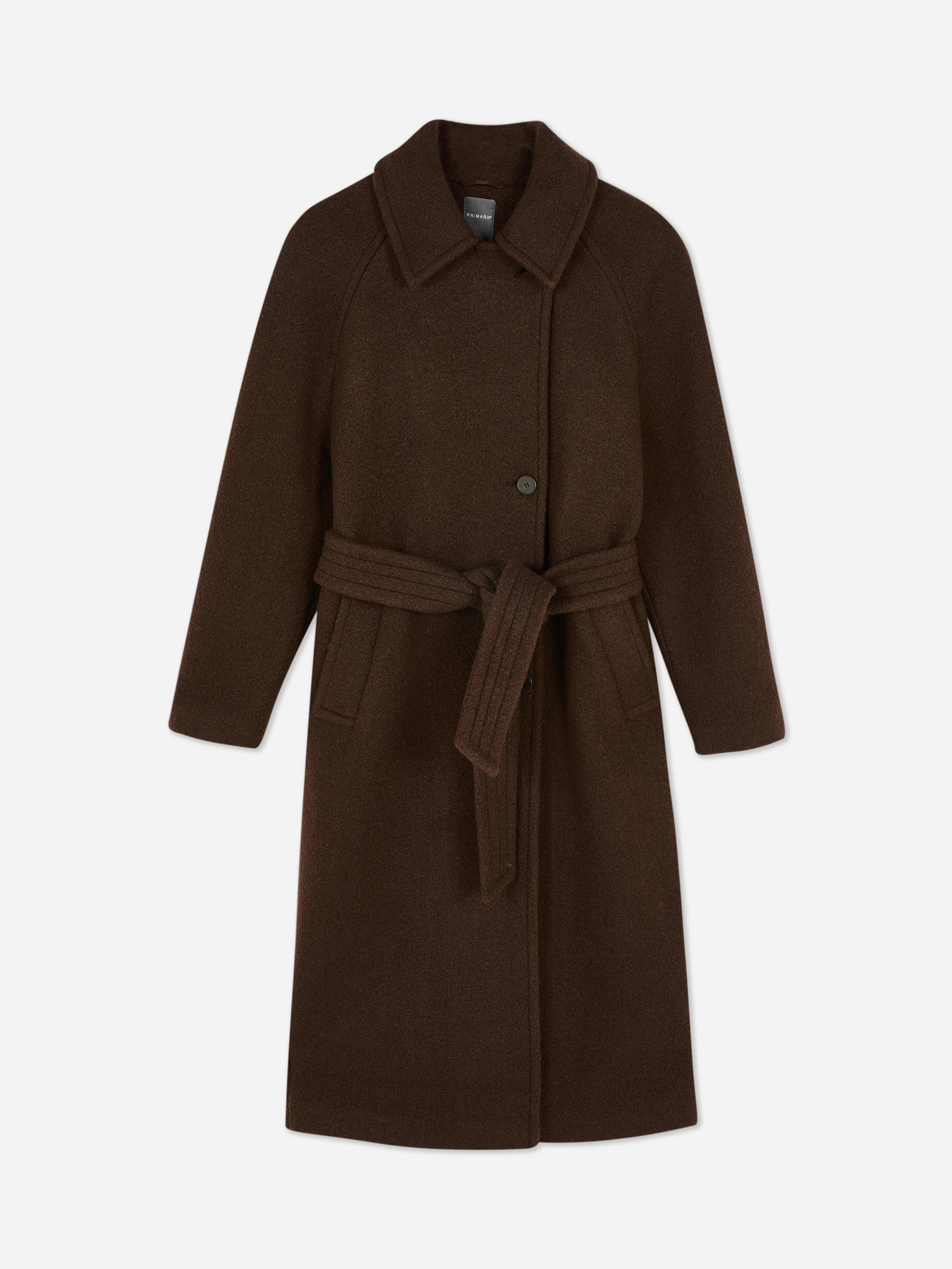 Paula Echevarría Belted Longline Coat