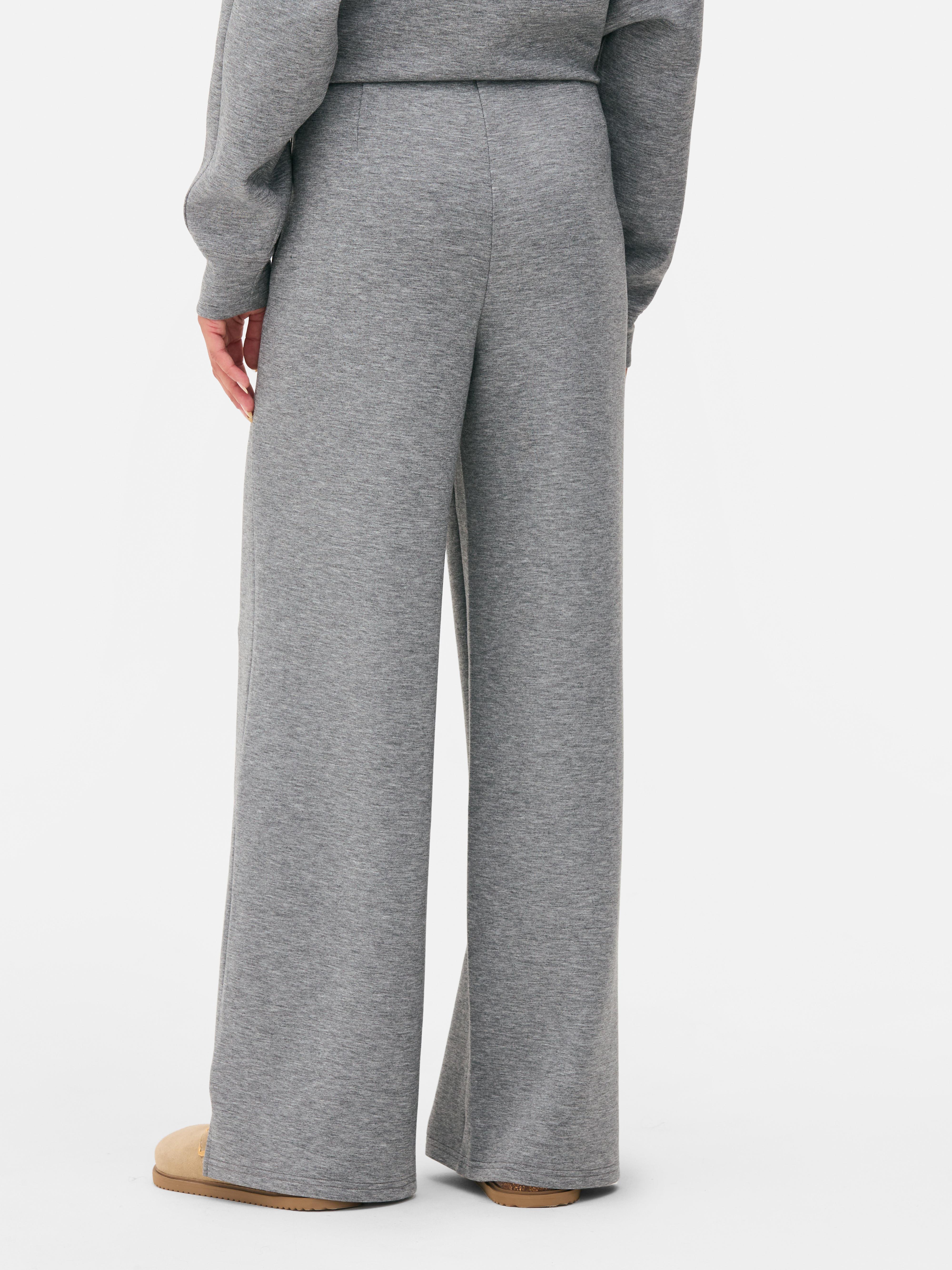 The Edit Wide Leg Scuba Pants