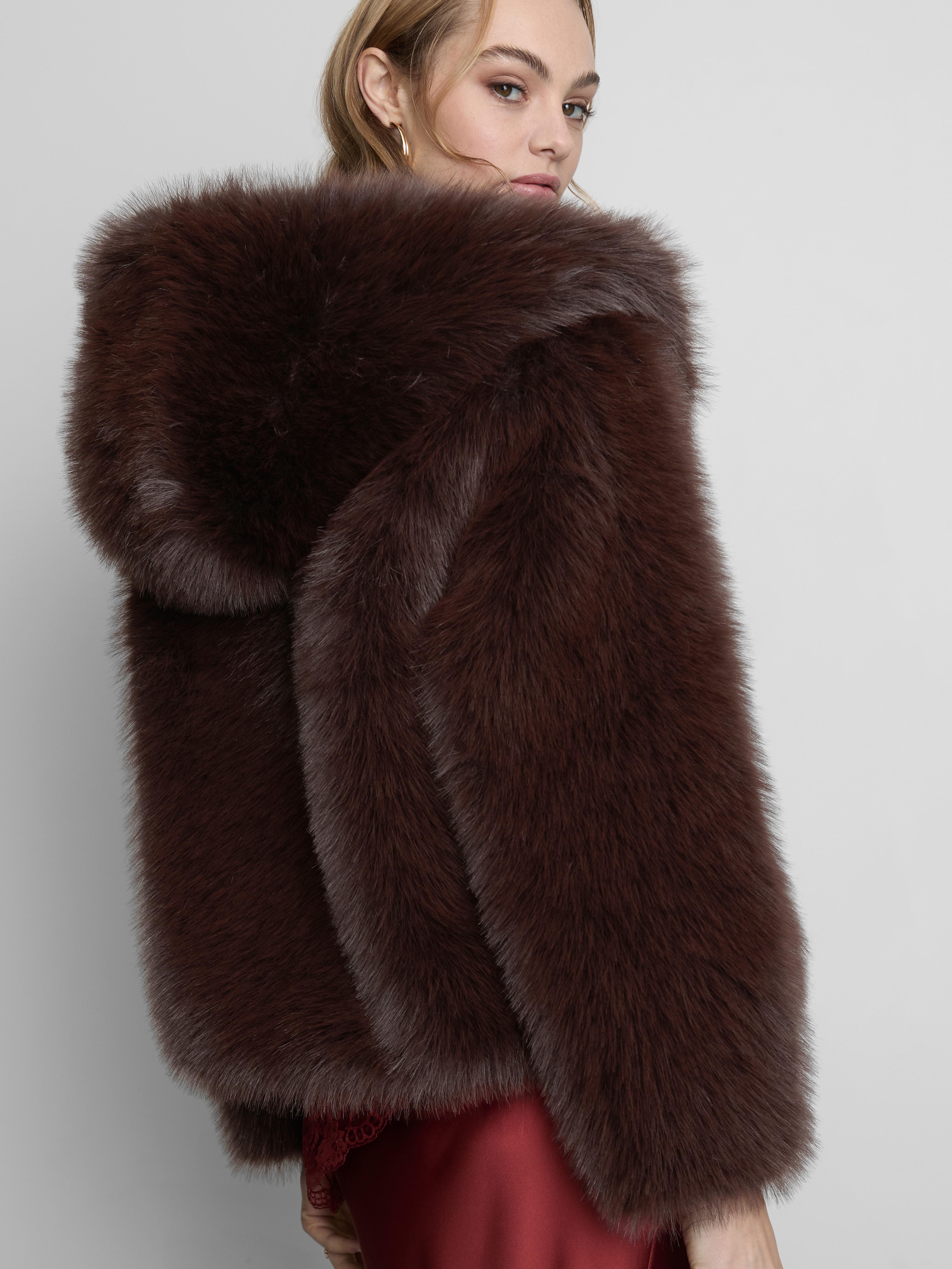 Luxe Faux Fur Hooded Jacket