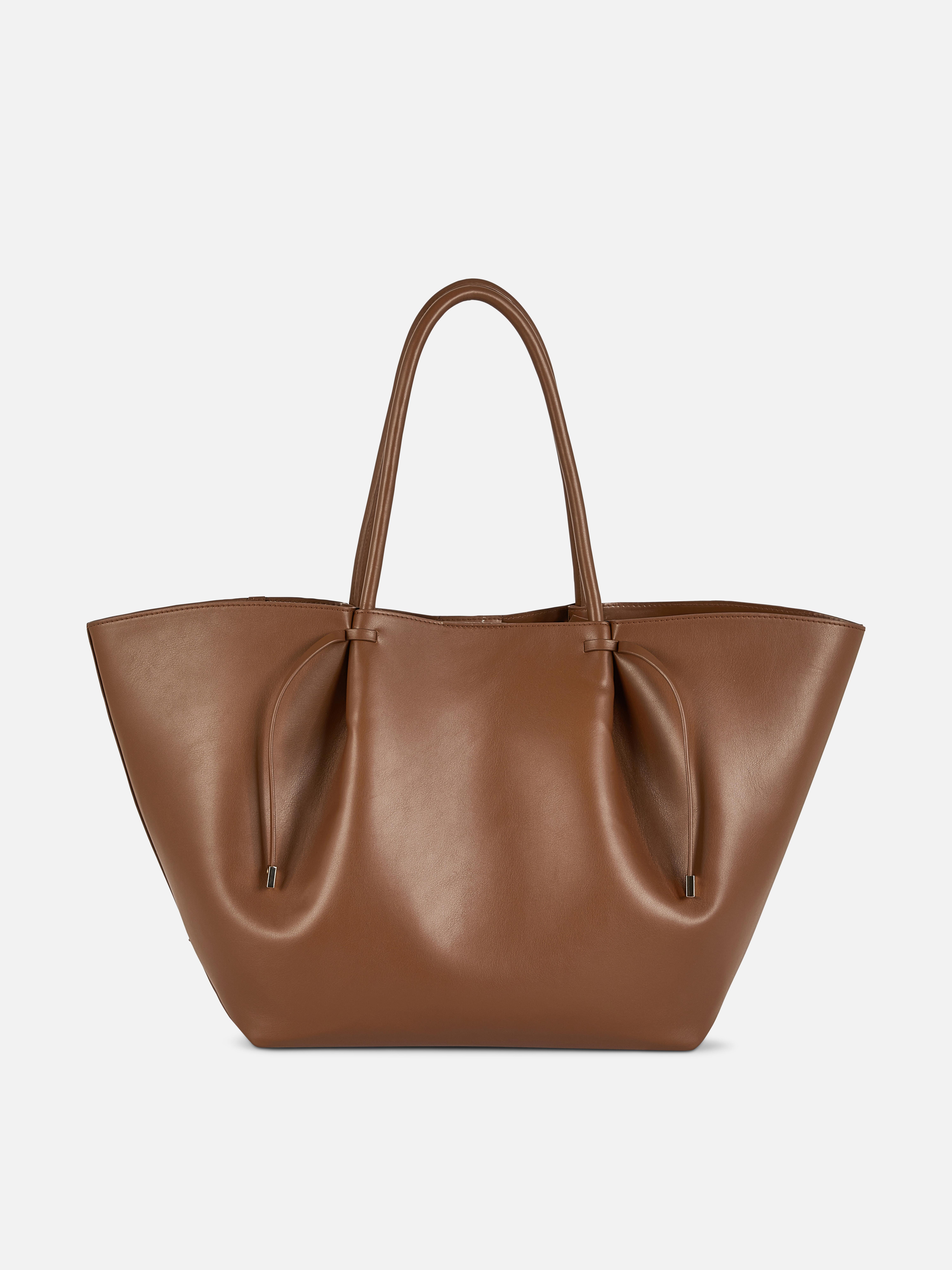The Edit Faux Leather Shopper Bag