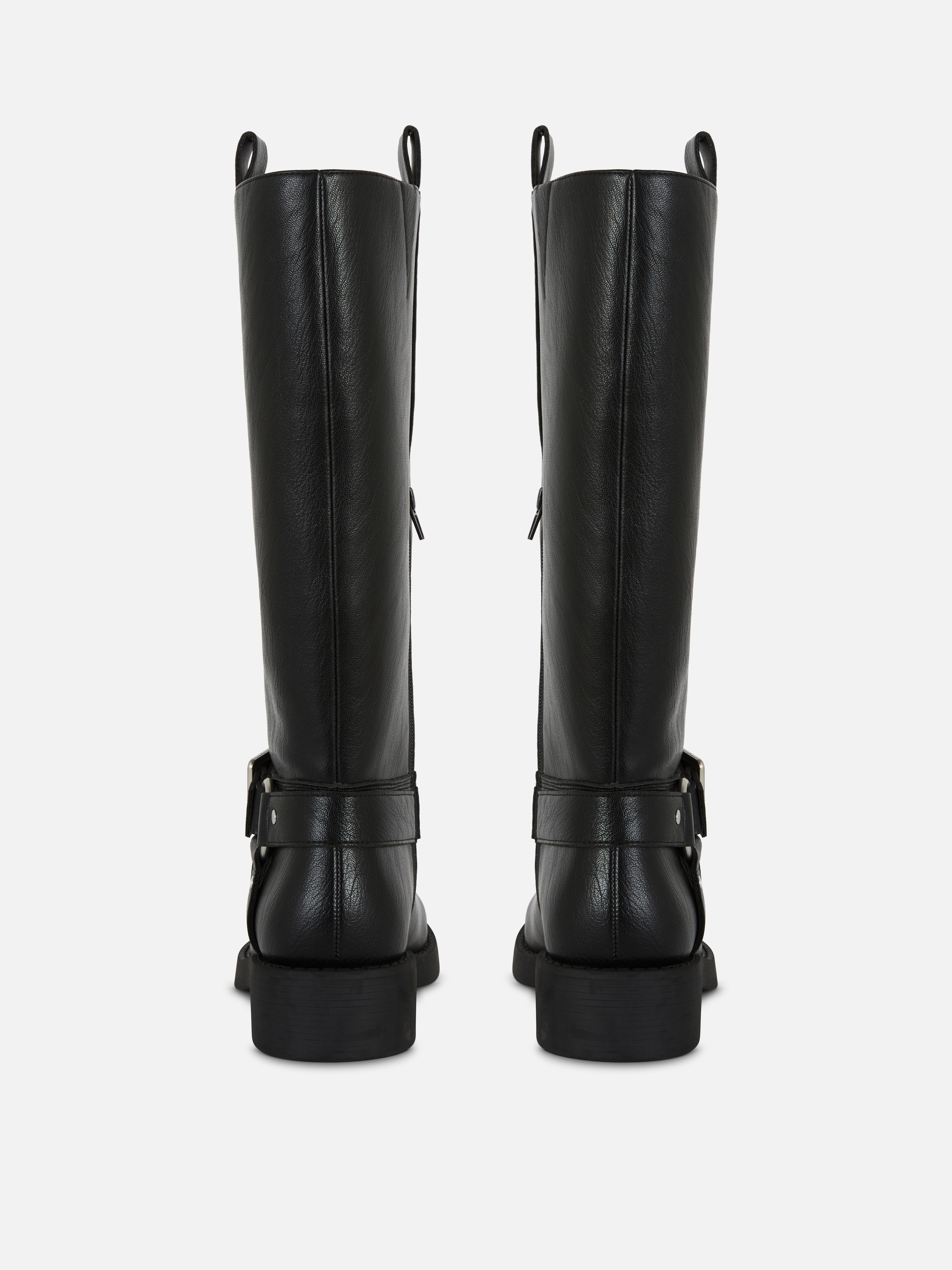 Knee High Biker Boots