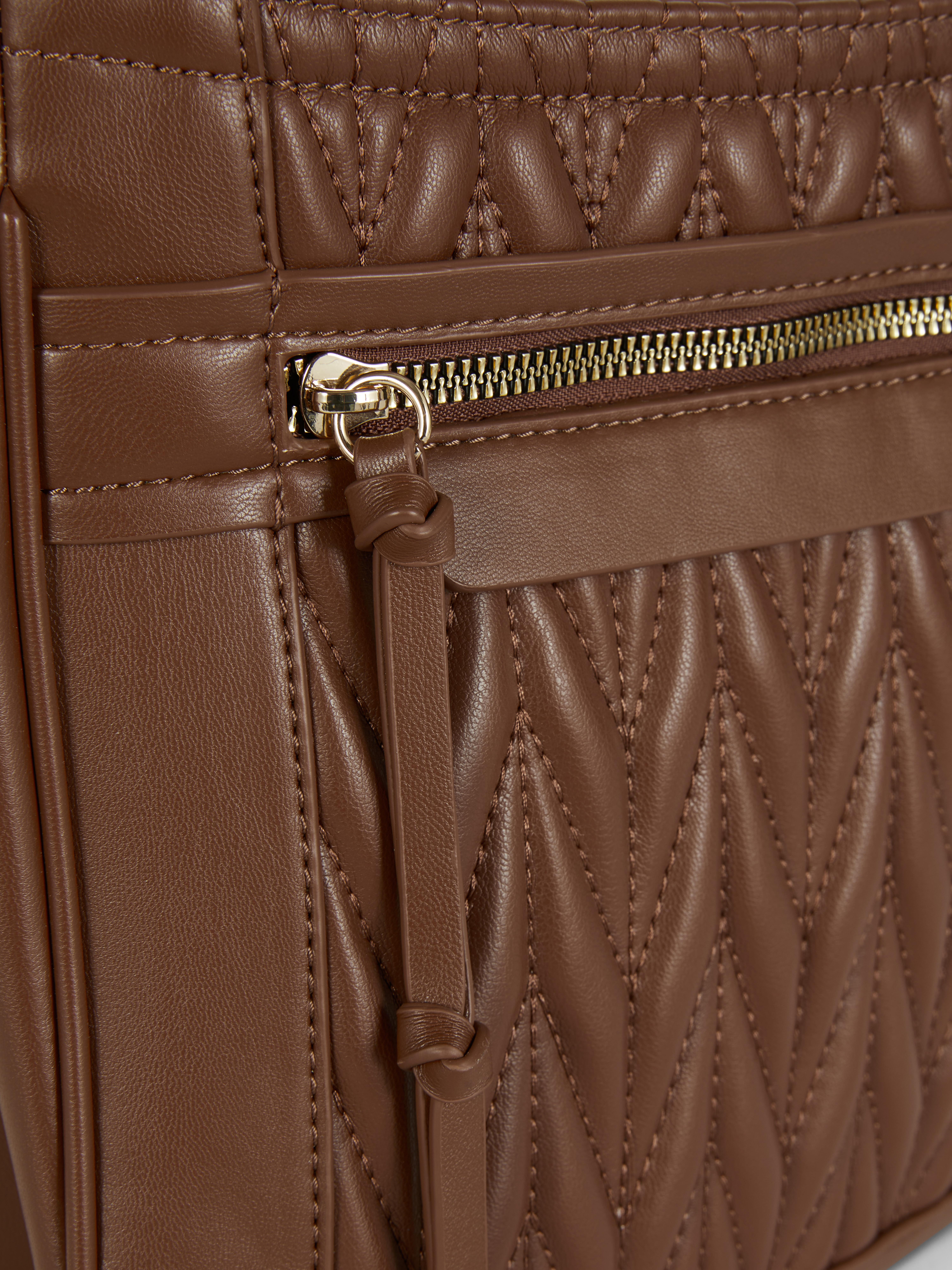 Quilted Messenger Bag