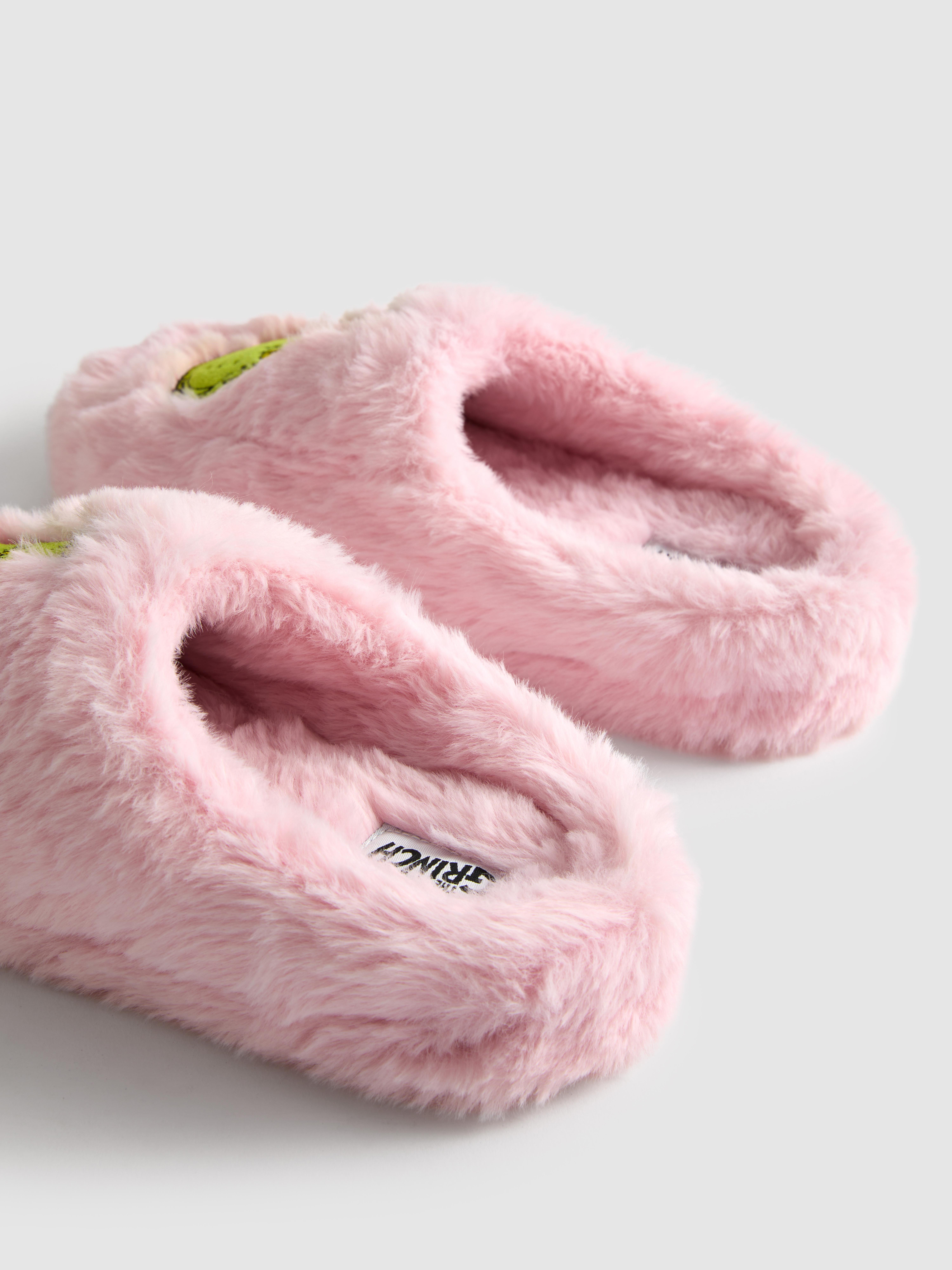 The Grinch Pink Mule Slippers