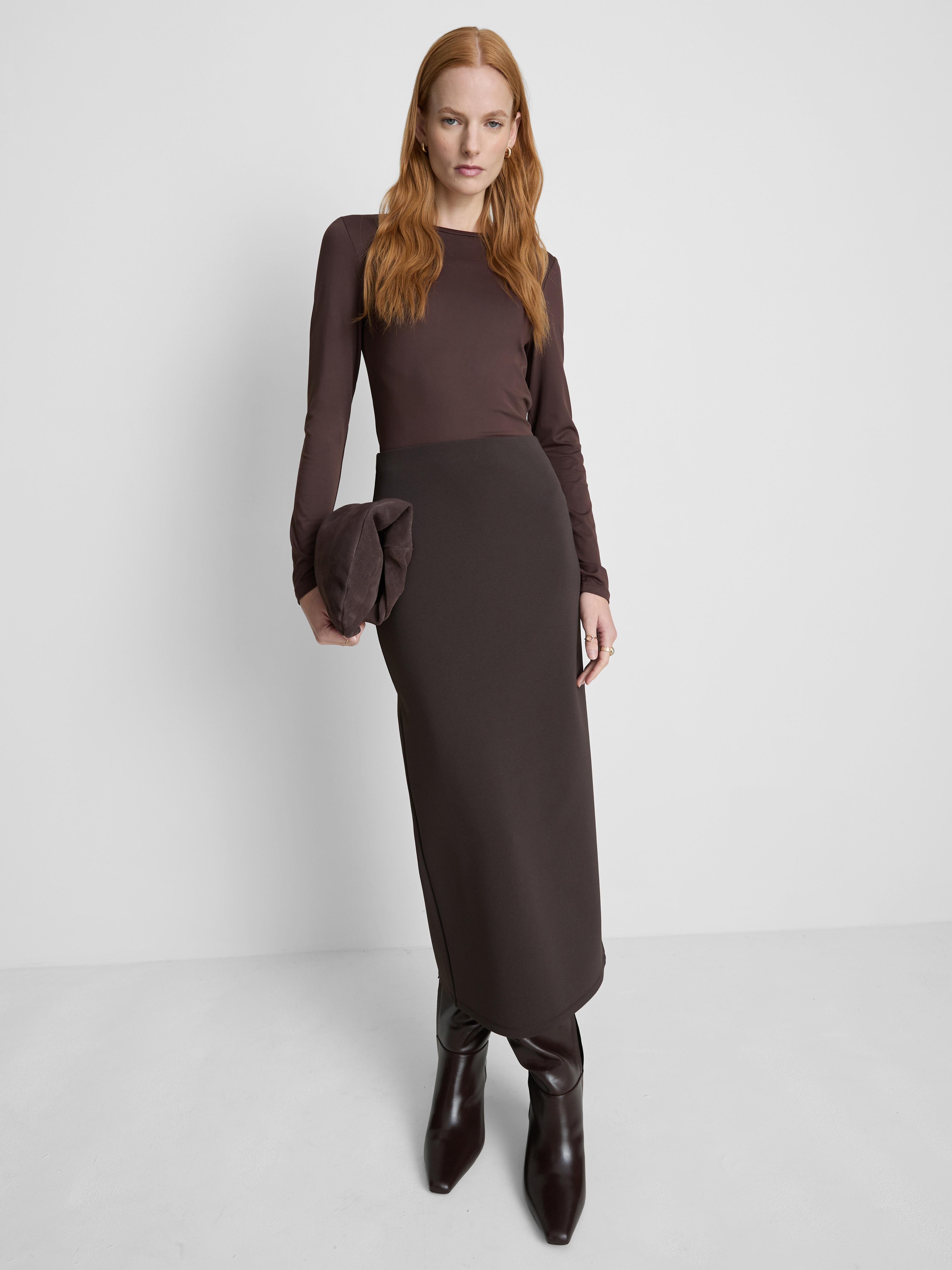 Paula Echevarría Compact Midi Skirt