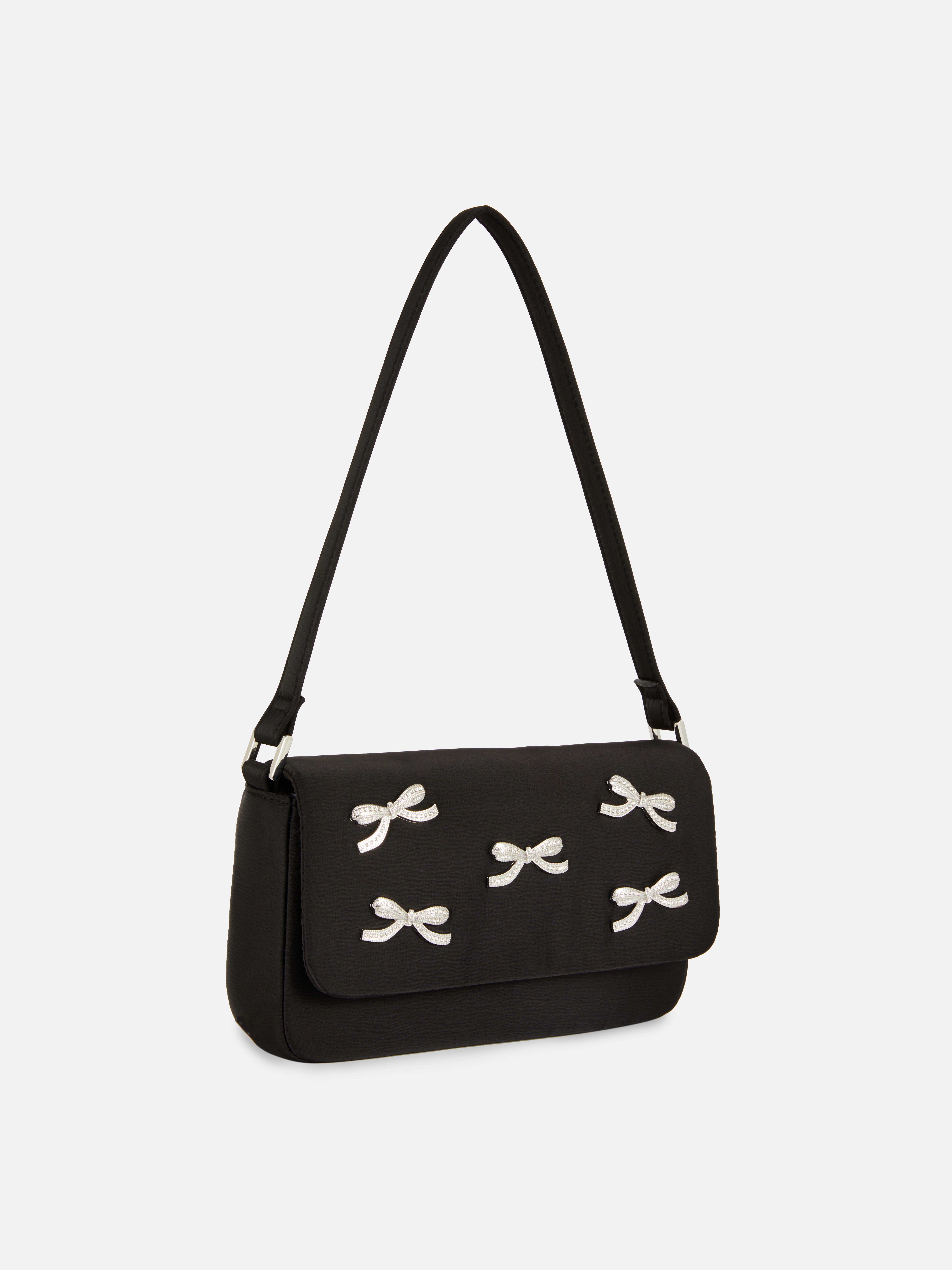 Flap Over Bow Shoulder Bag