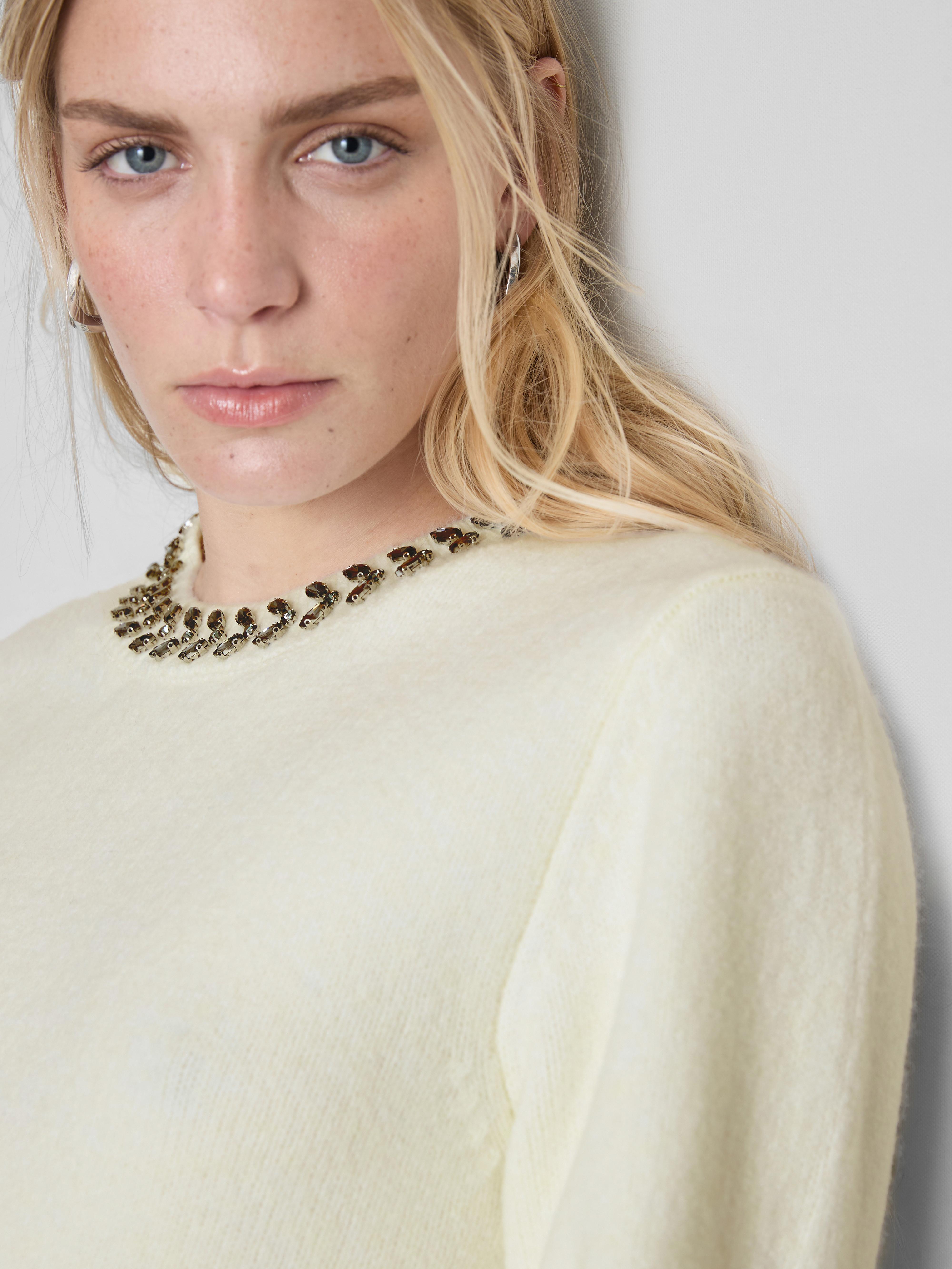 Embellished Knit Sweater