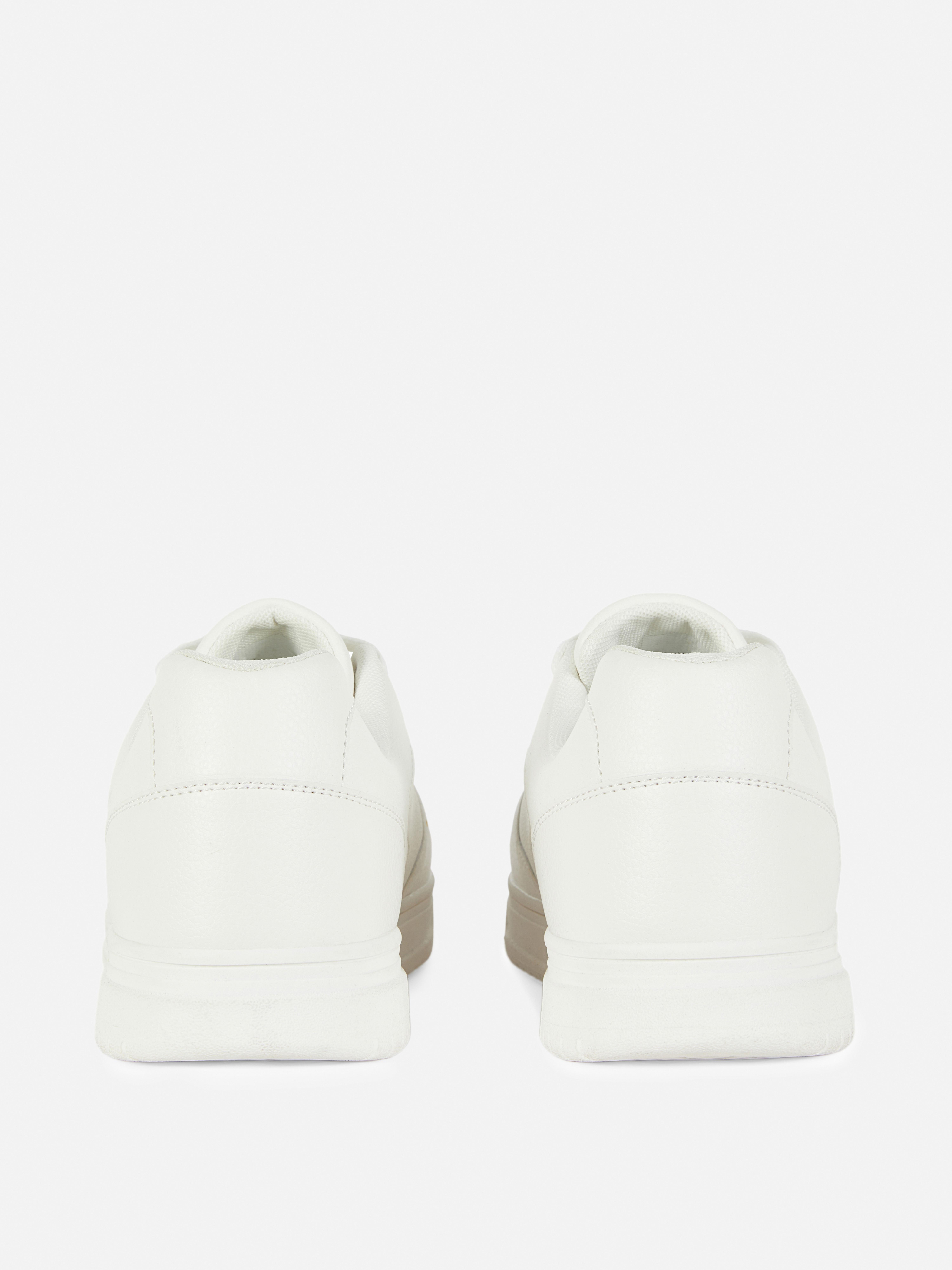 Paneled Low Top Sneakers