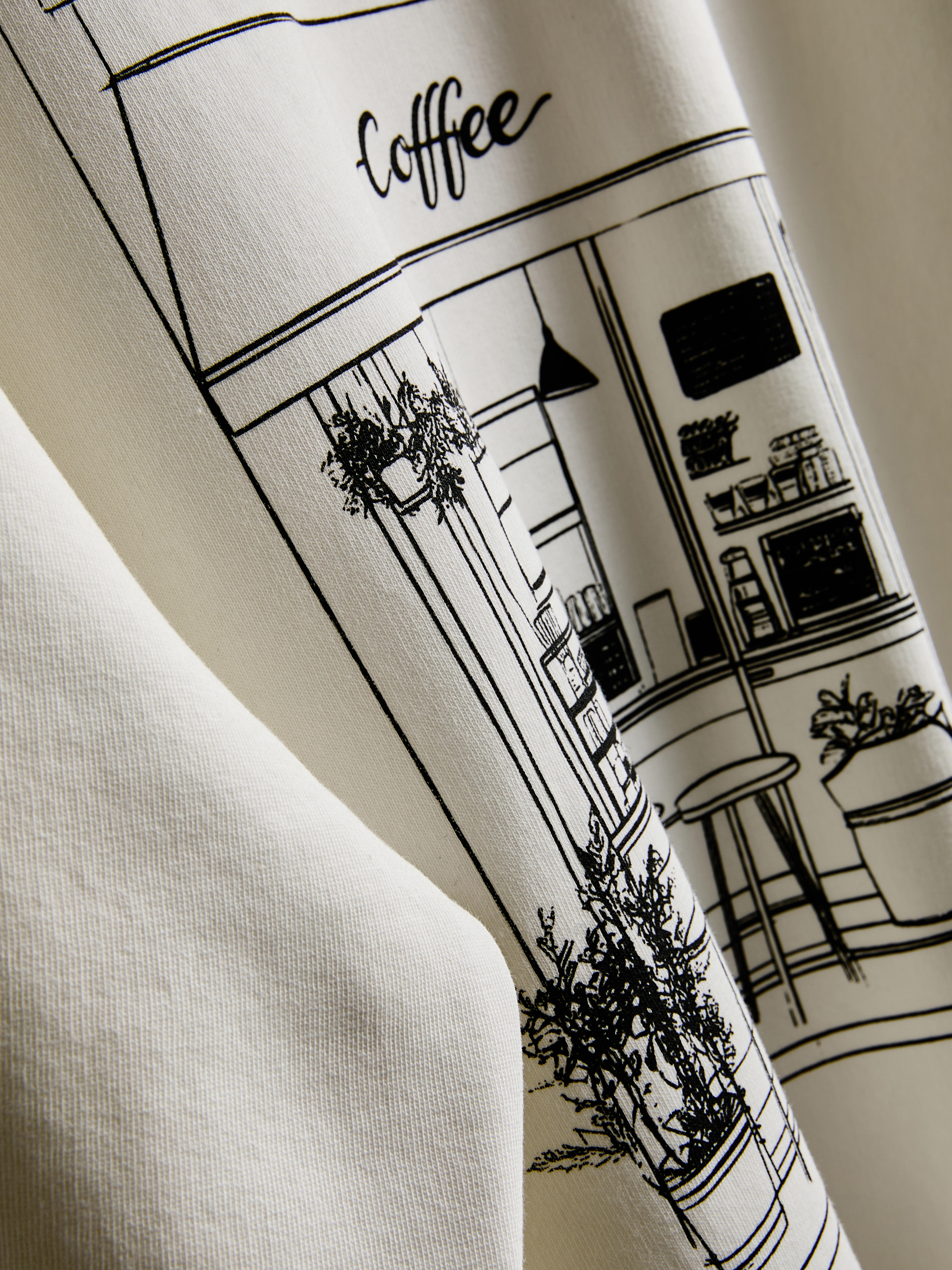 Cotton Blend Coffee Hoodie