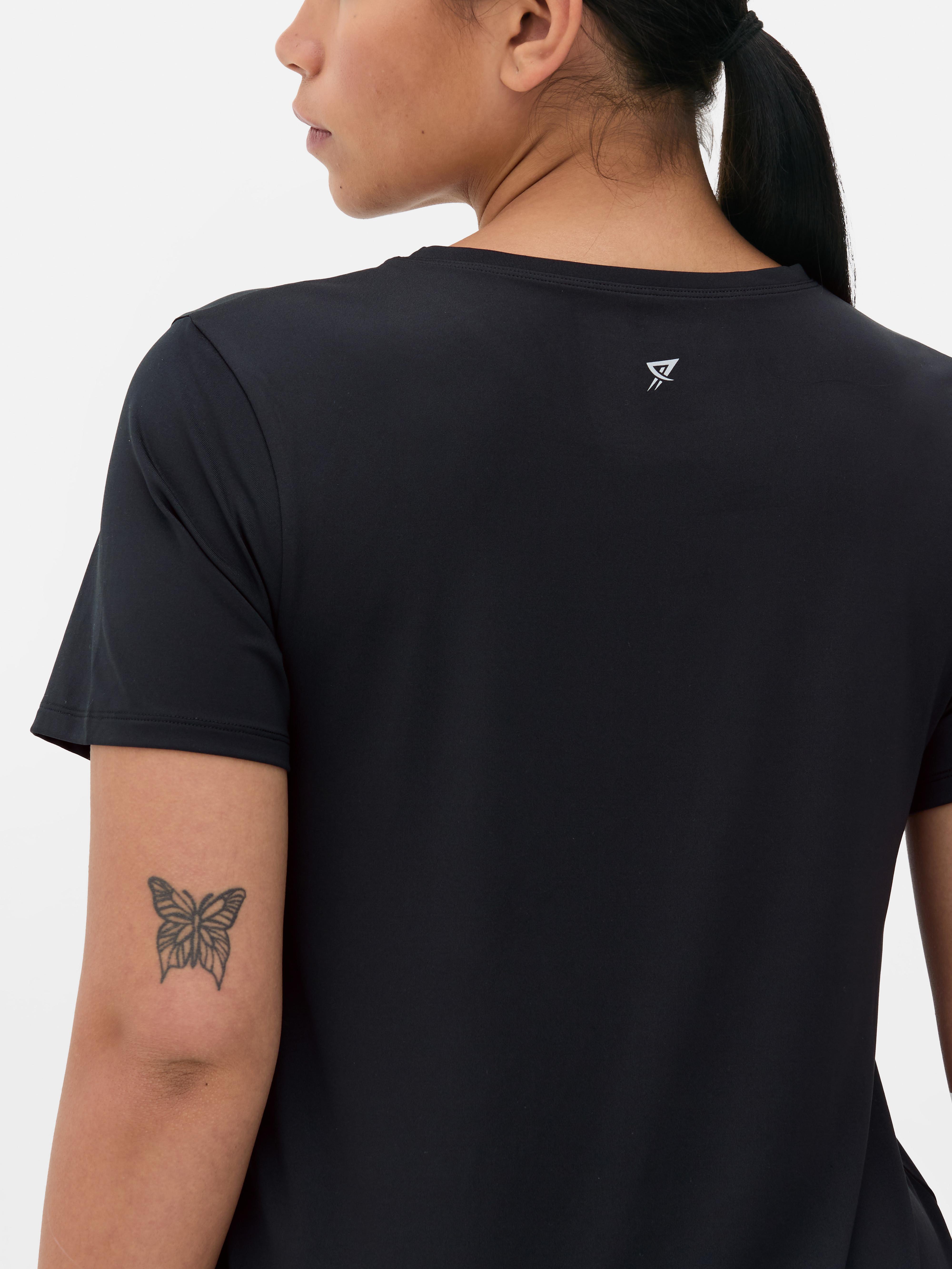 Curved Hem Performance Tee