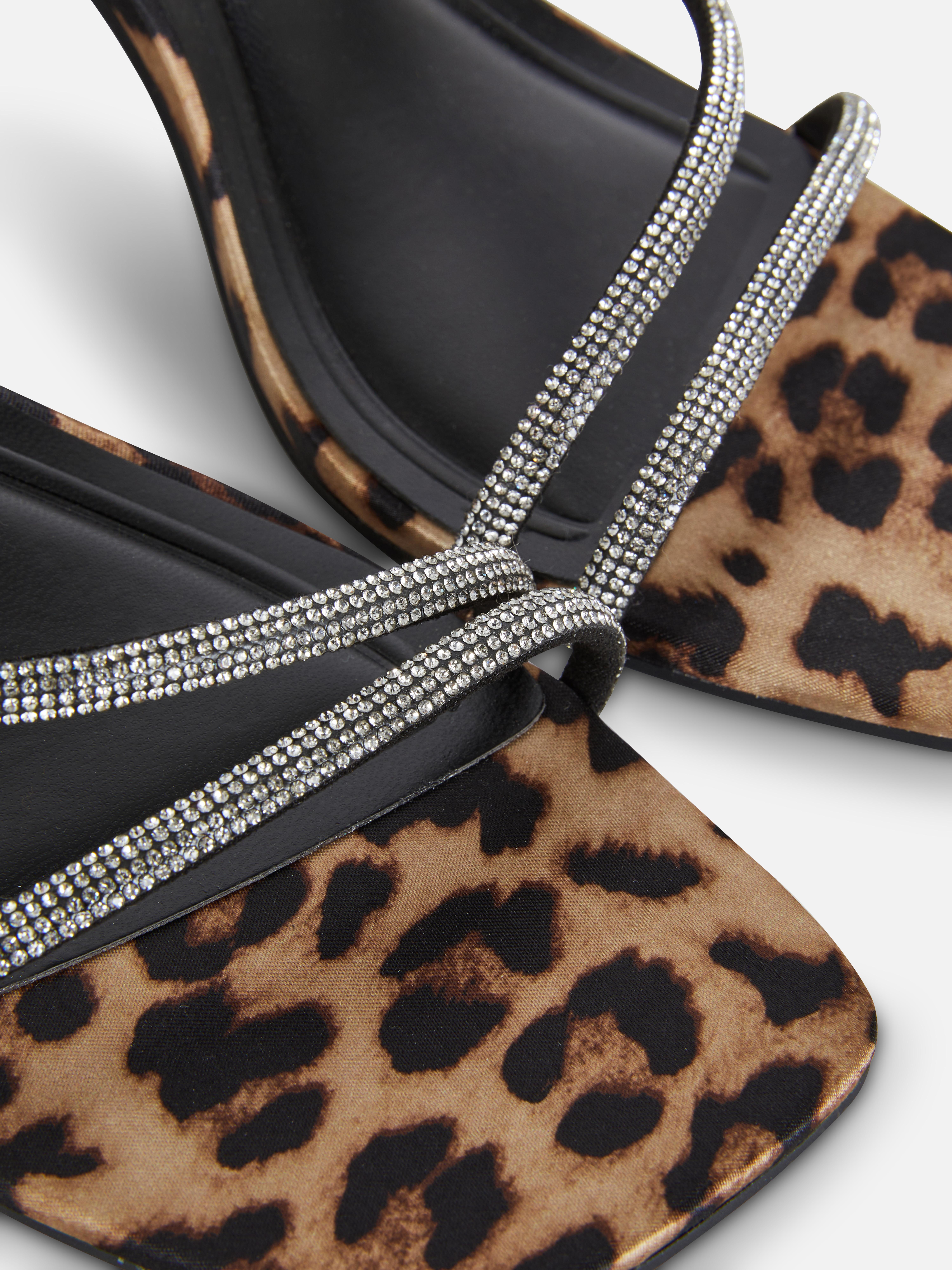 Diamante Strappy Heeled Sandal