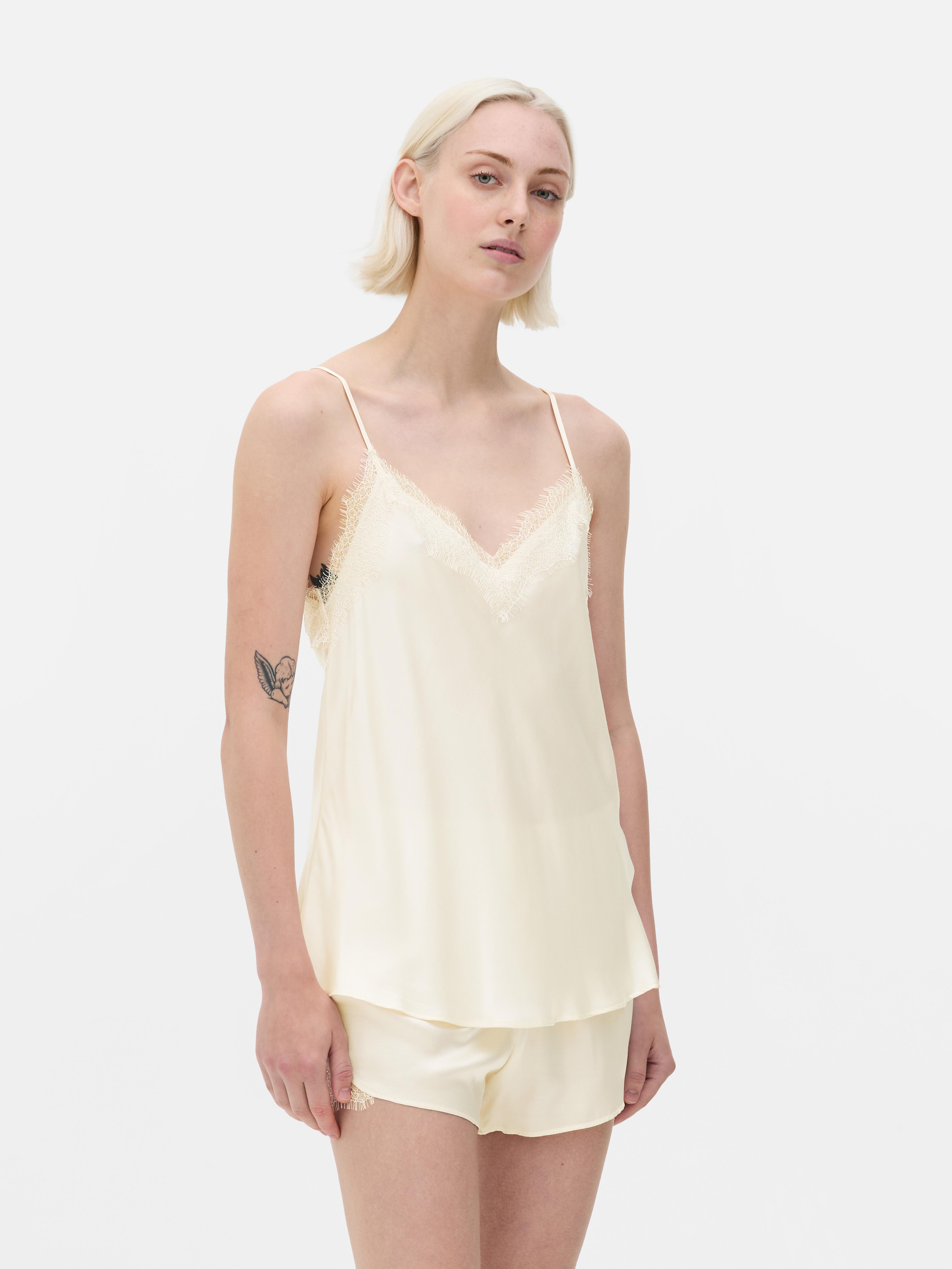 The Edit Lace Trim Cami