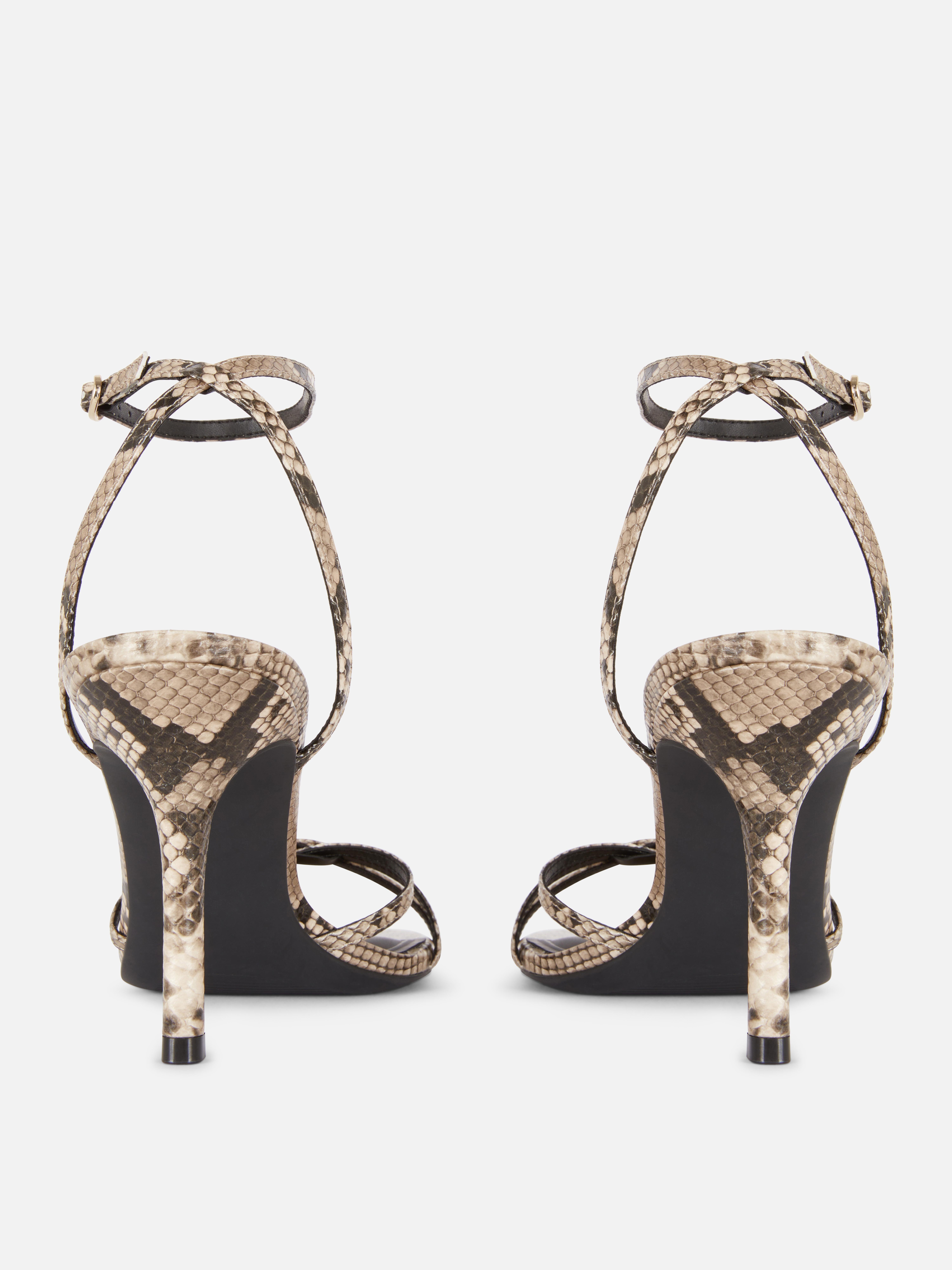 Barely There Heeled Sandals