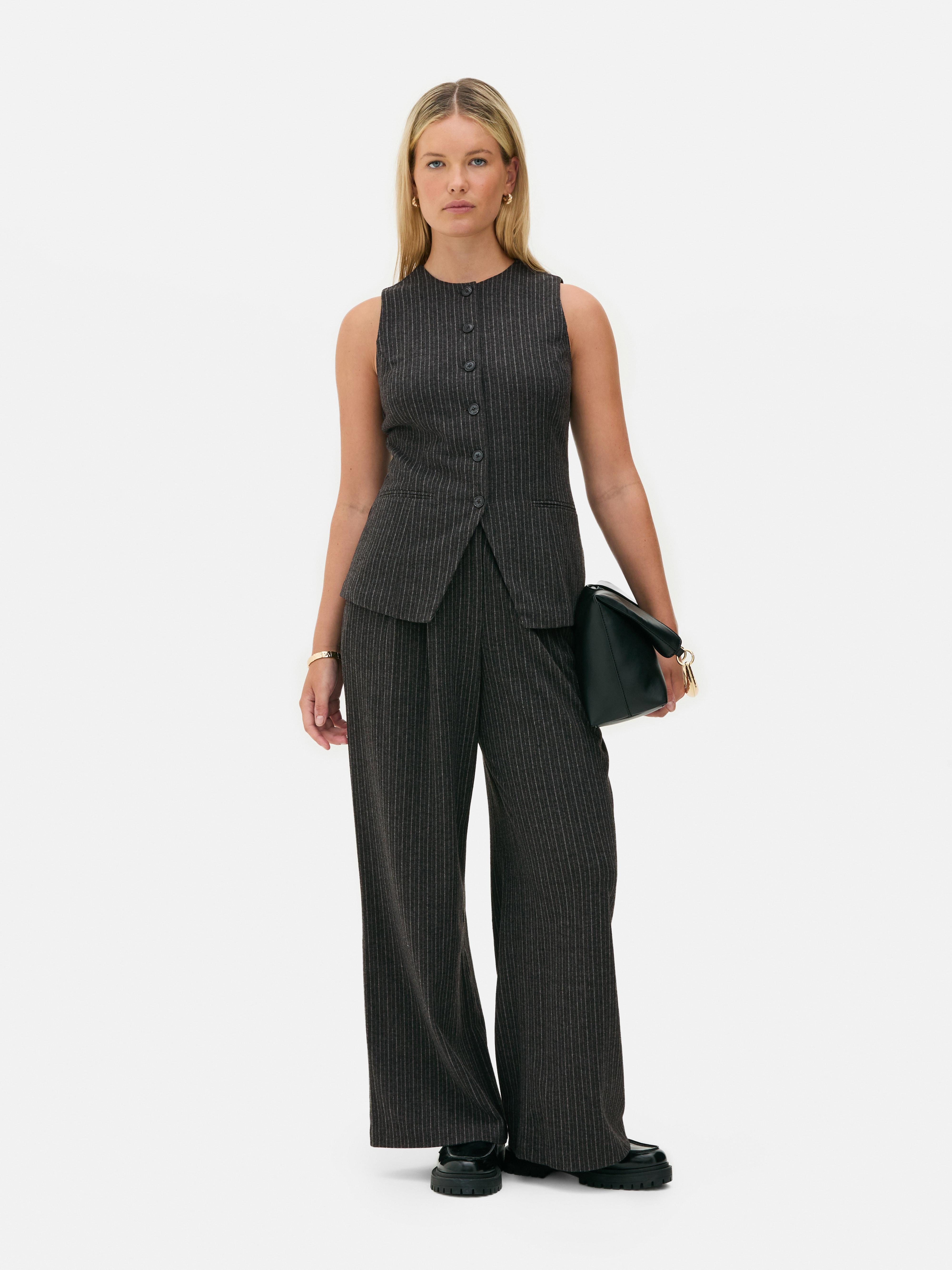 Tailored Pinstripe Waistcoat