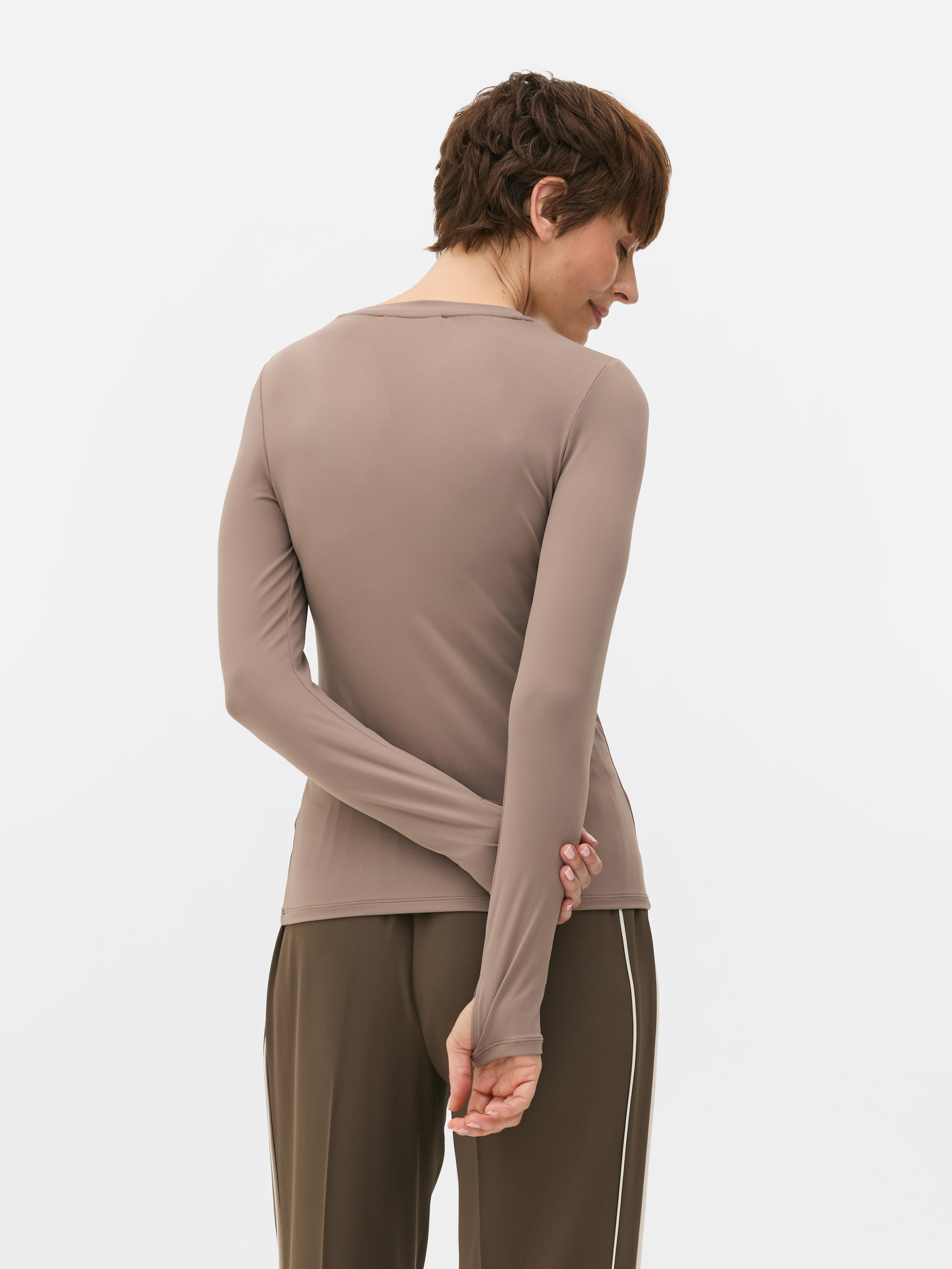 Polyamide Long-Sleeve Crew Top