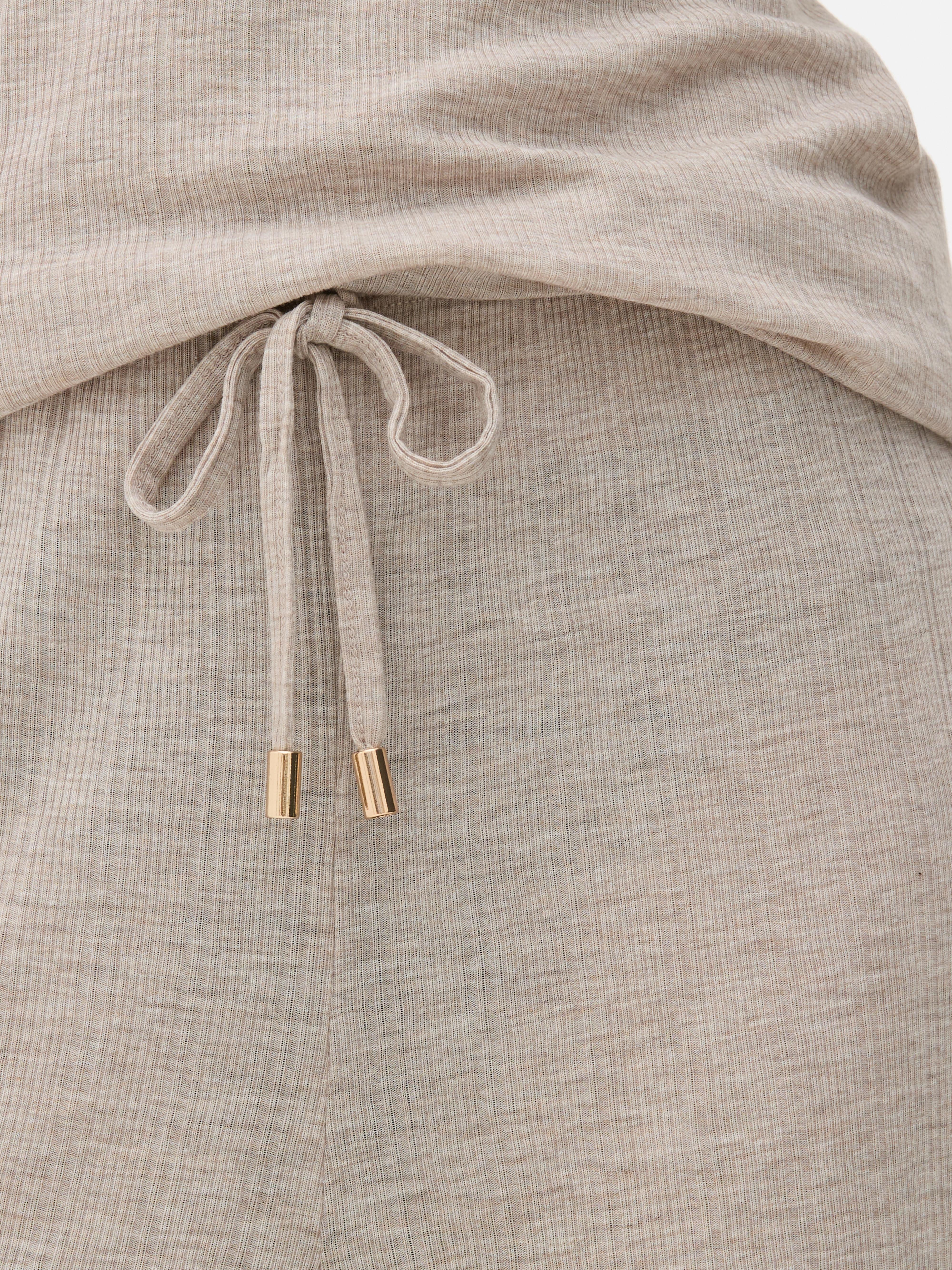 Wide Leg Drawstring Pajama Bottoms