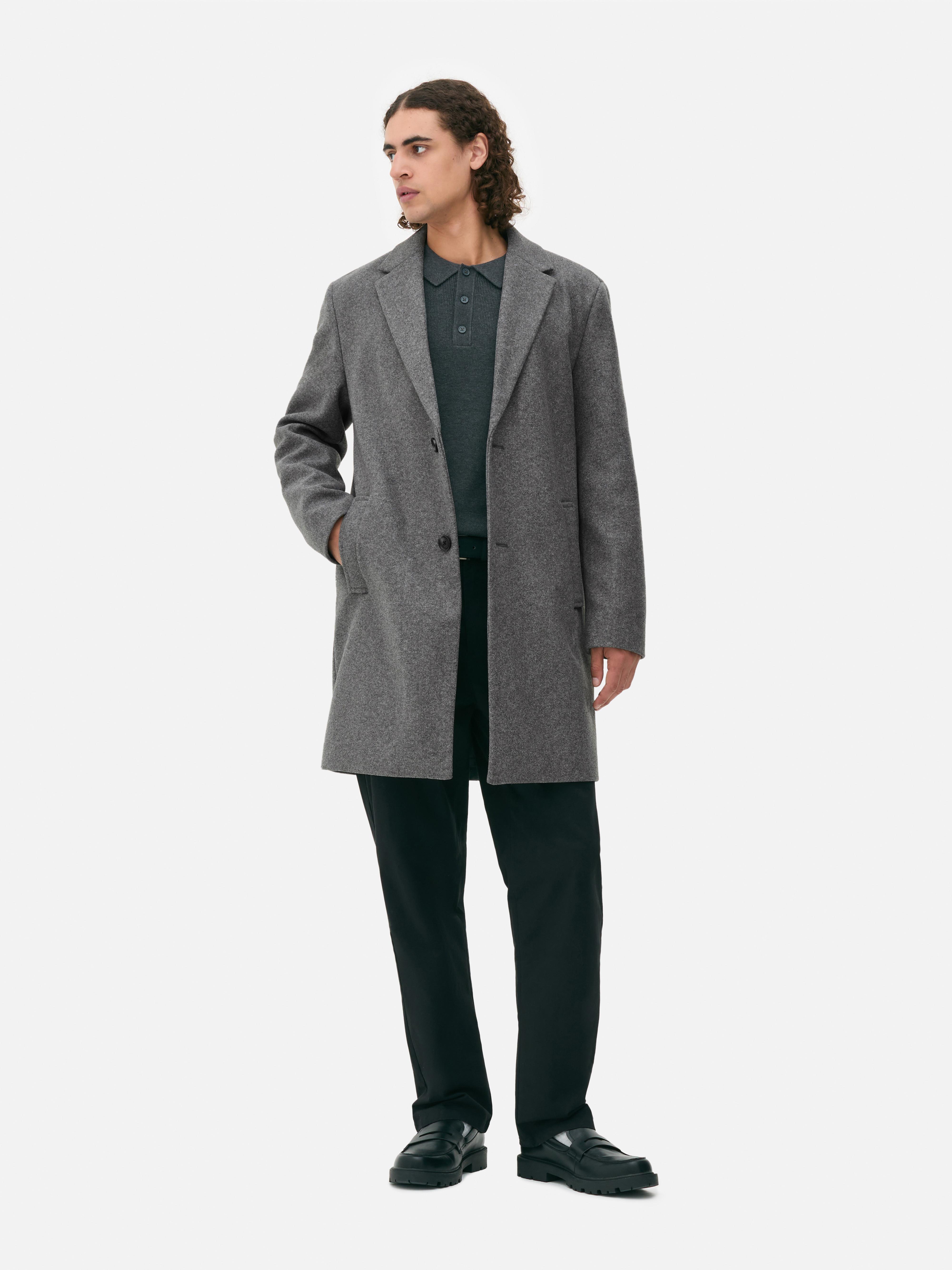 Oversized Mid-Length Overcoat