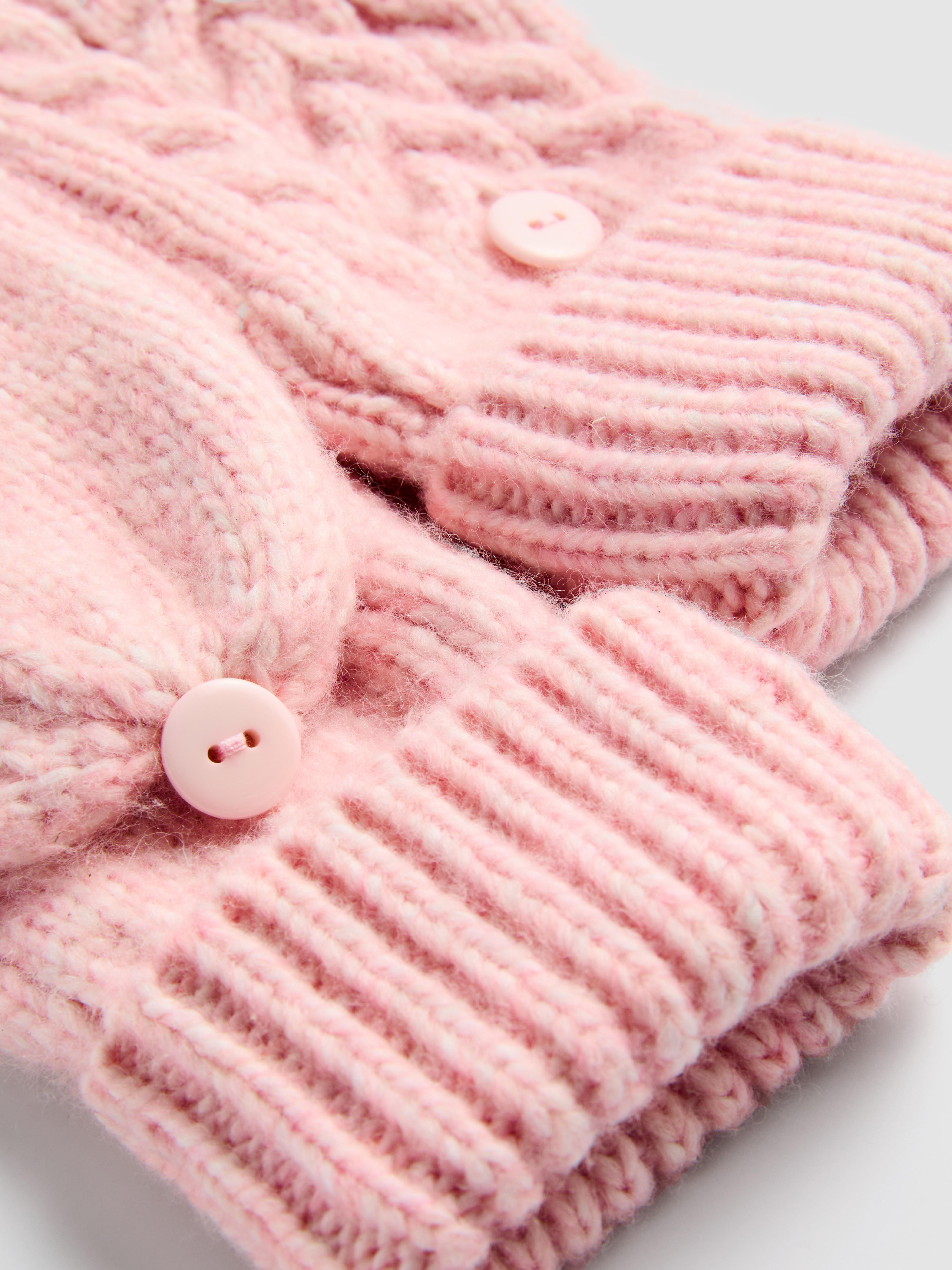 2-in-1 Cable Knit Gloves