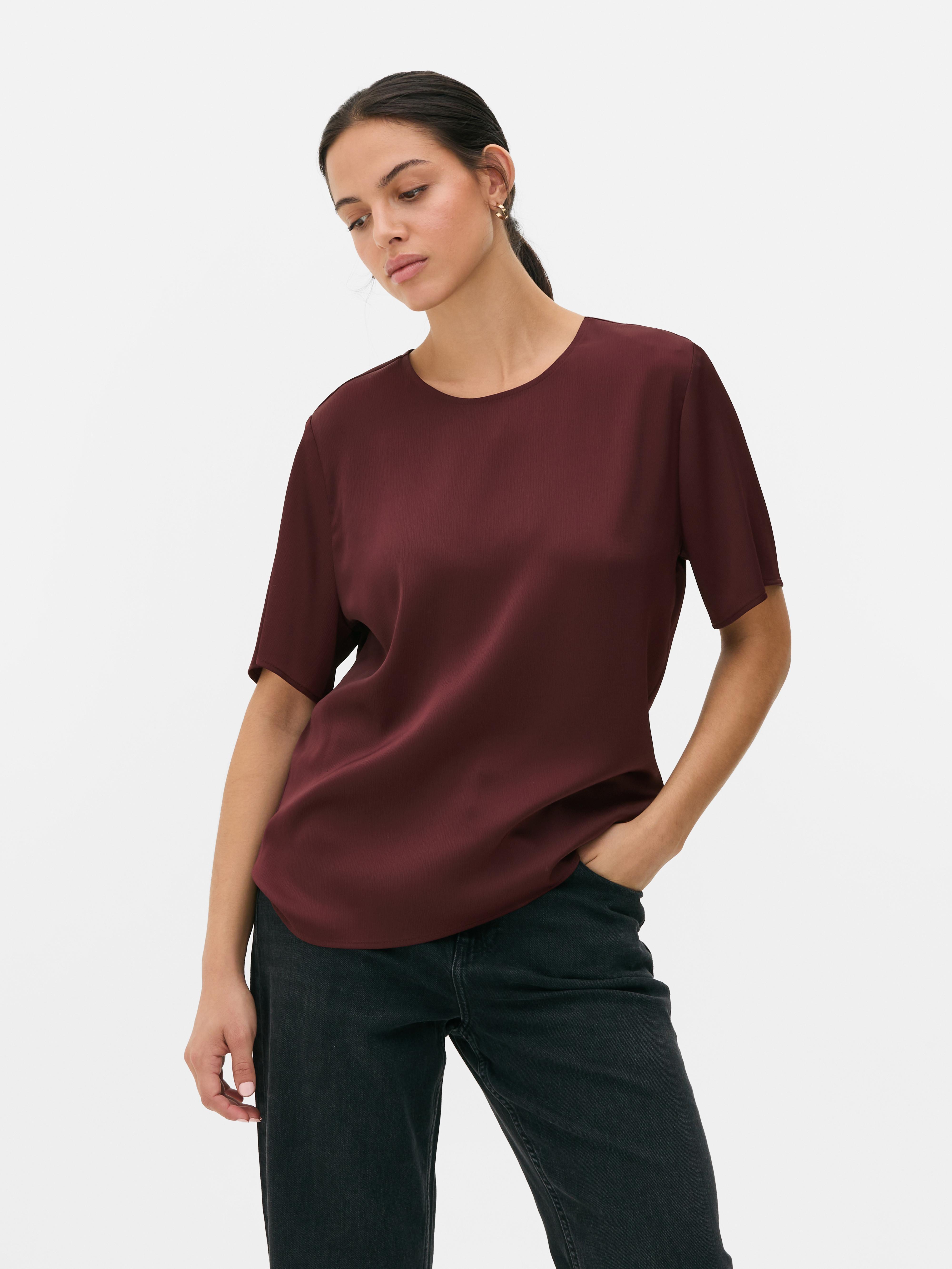 Relaxed Satin Tee