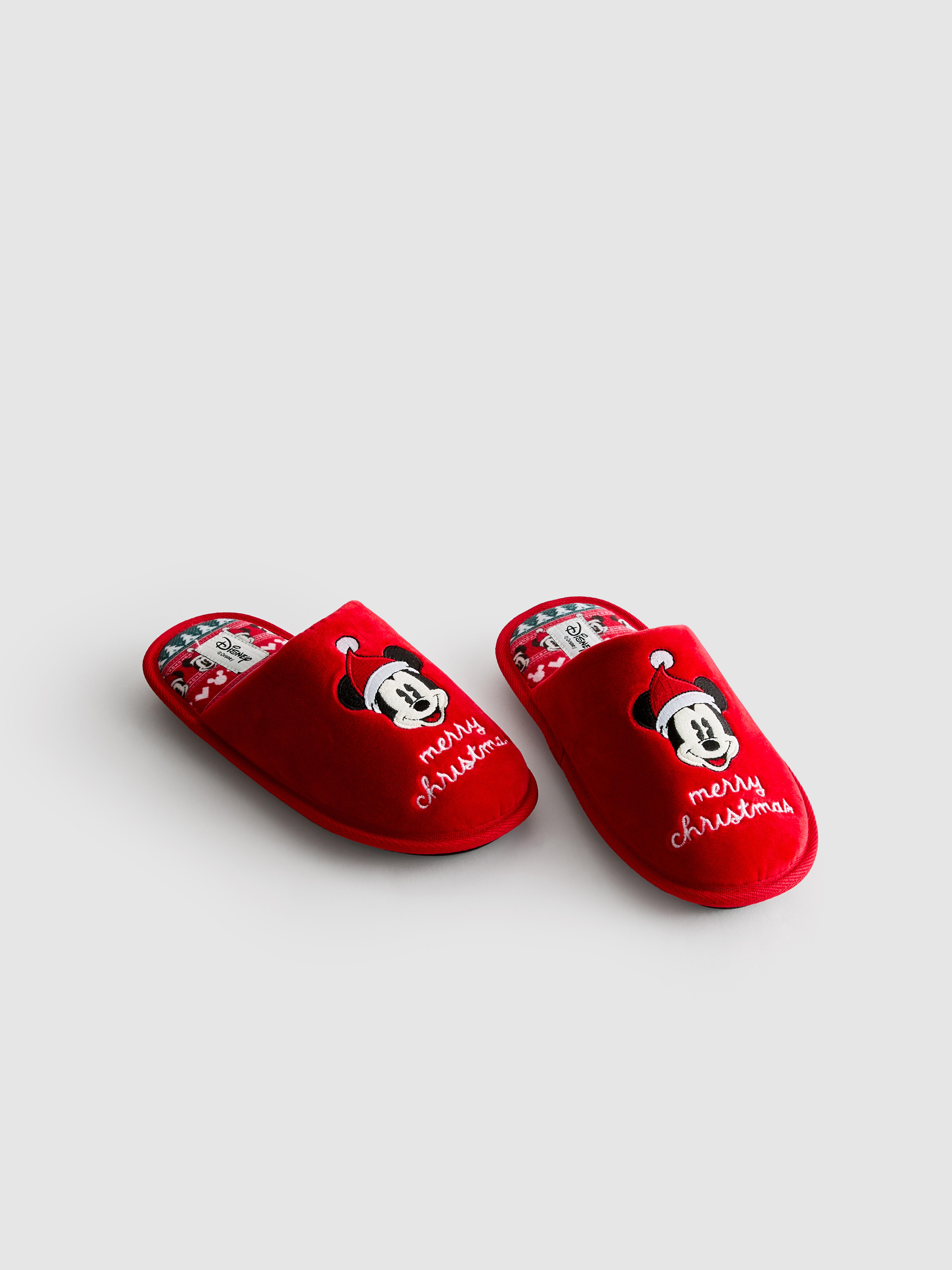 Disney’s Mickey Mouse Christmas Slippers