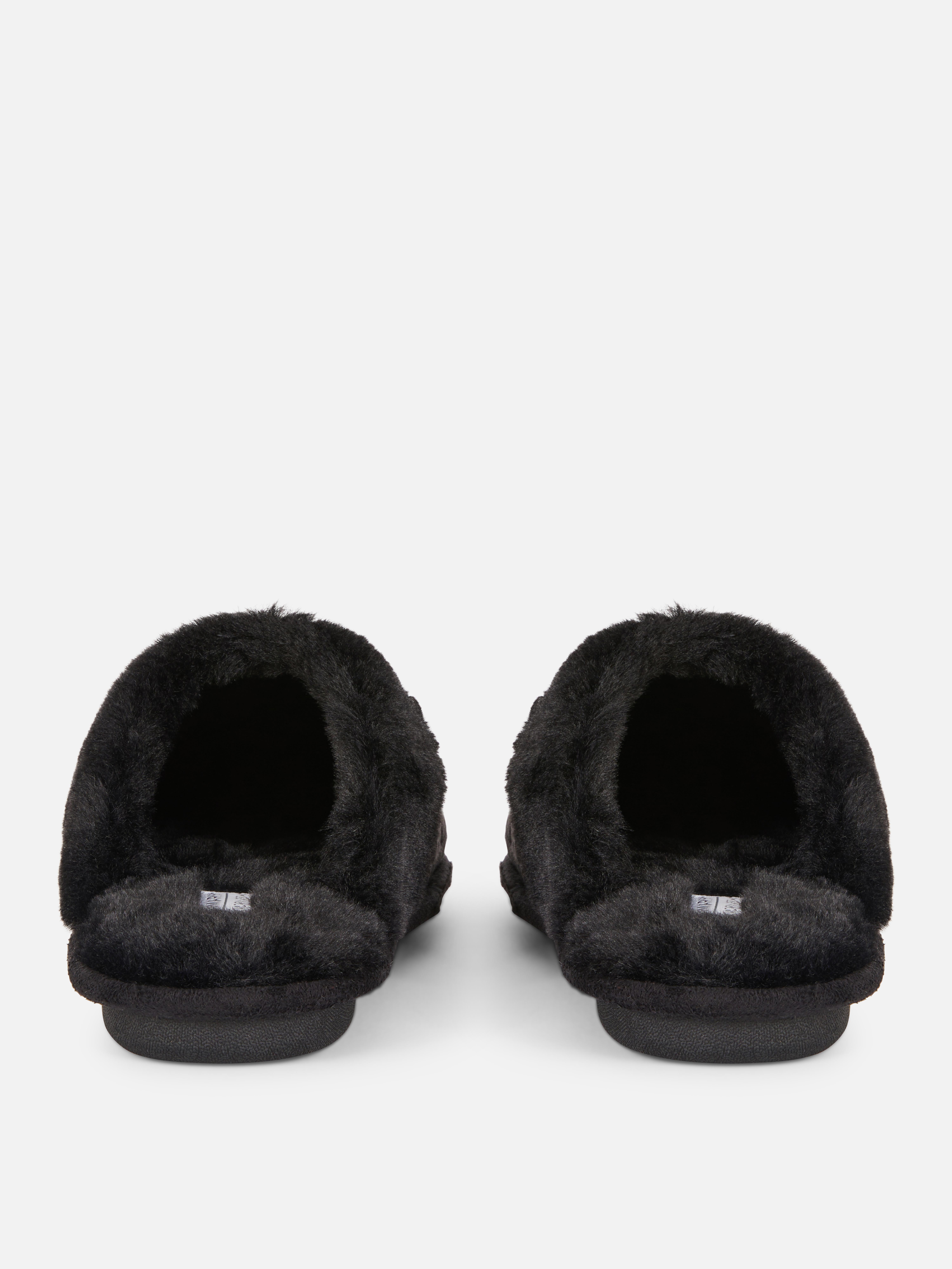 Plush Mule Slippers