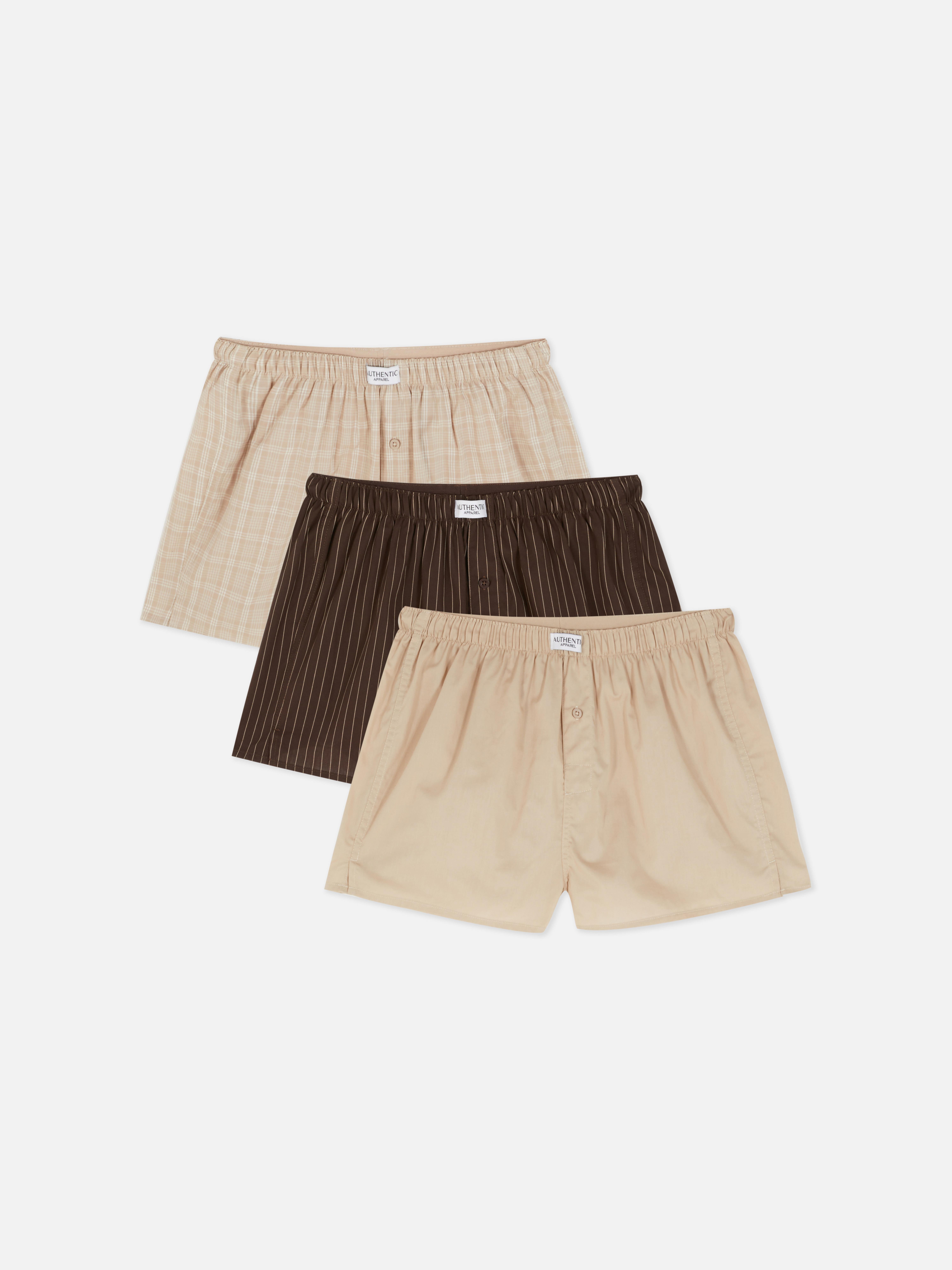 3-Pack Checked Boxer Shorts