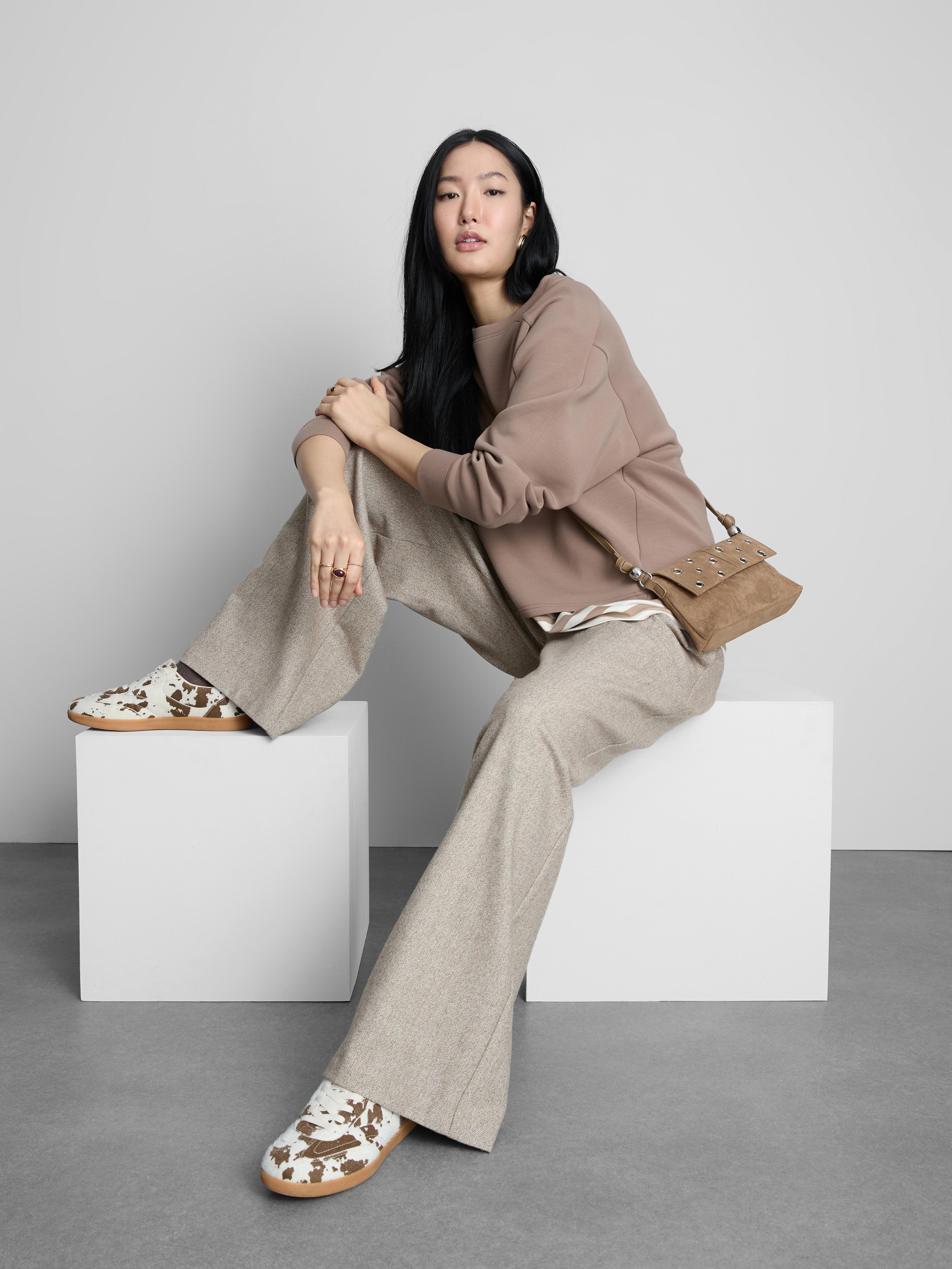 The Edit Scuba Crew Neck Sweatshirt