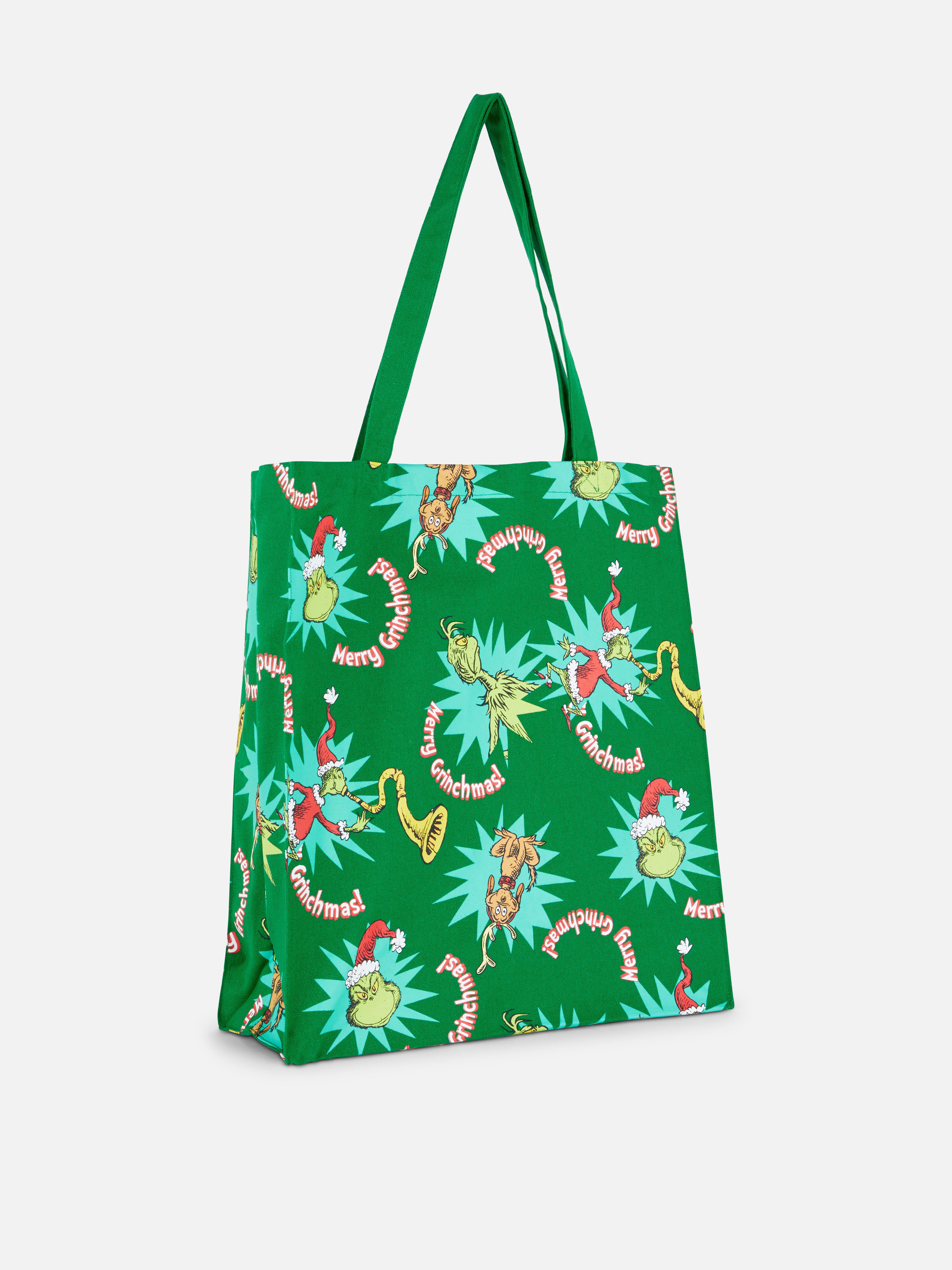 Disney's The Grinch Christmas Canvas Tote
