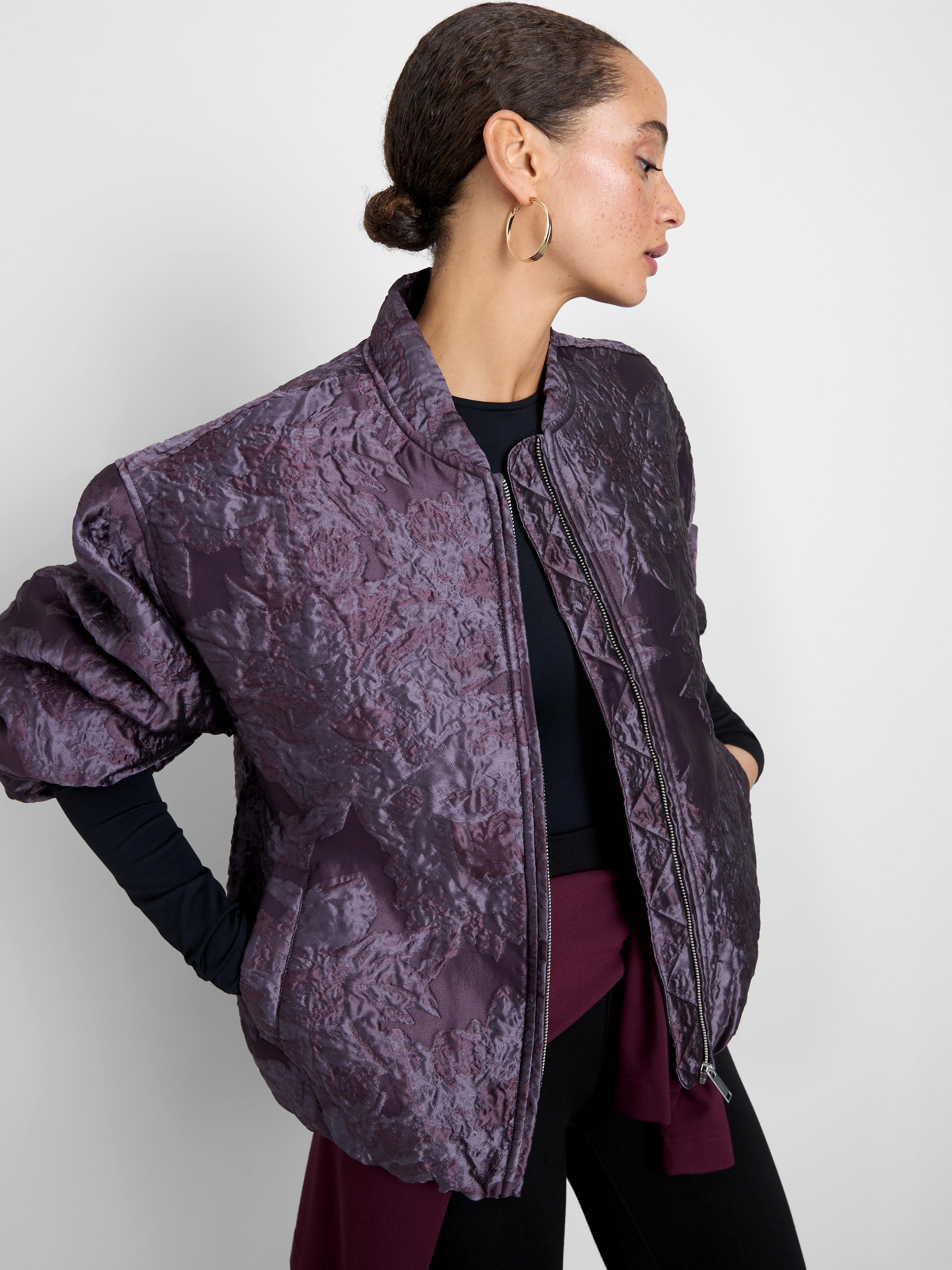 Jacquard Bomber Jacket