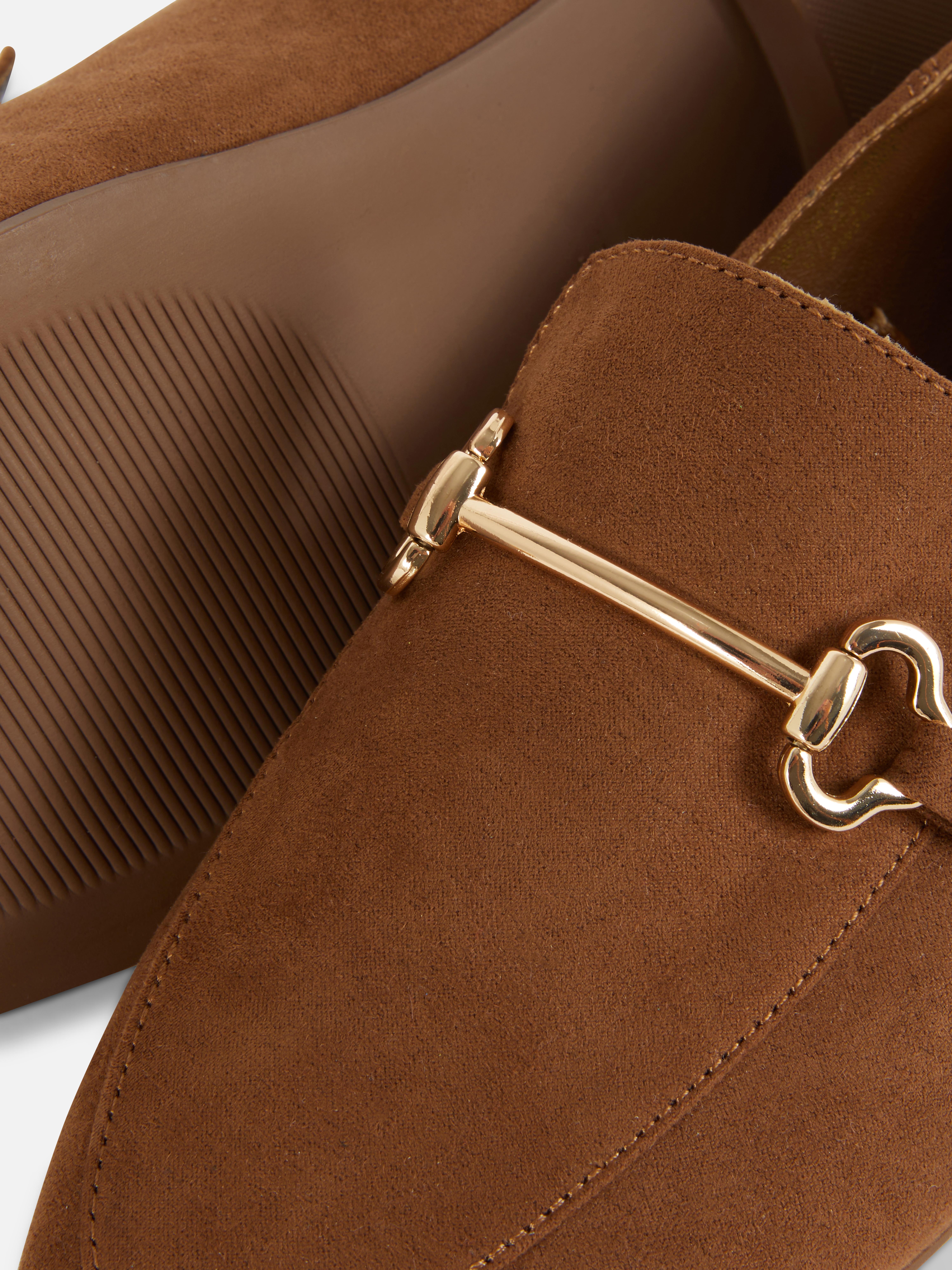 Snaffle Buckle Loafers