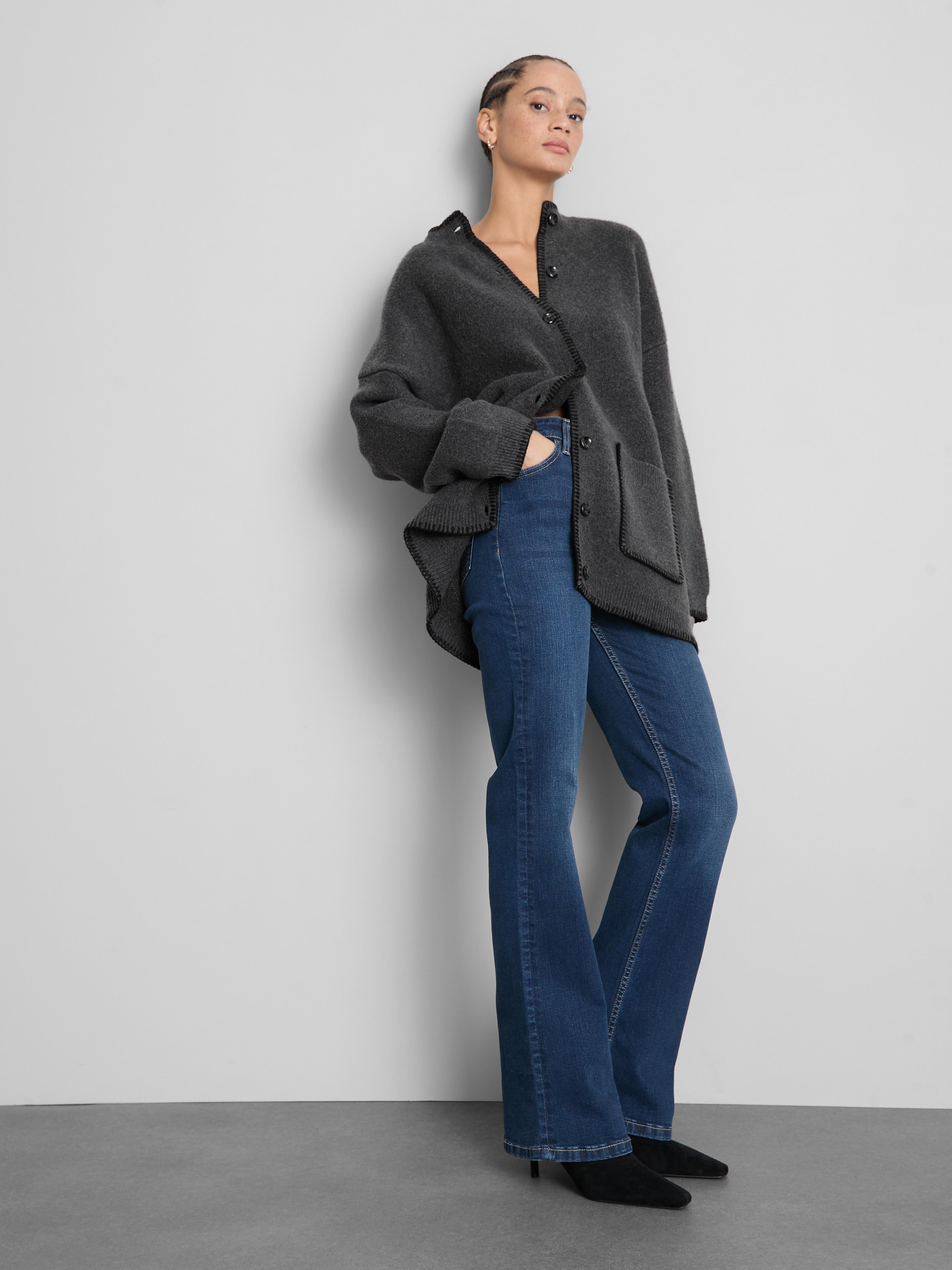 MAJOR FIND | Paula Echevarría Contrast Stitch Cardigan