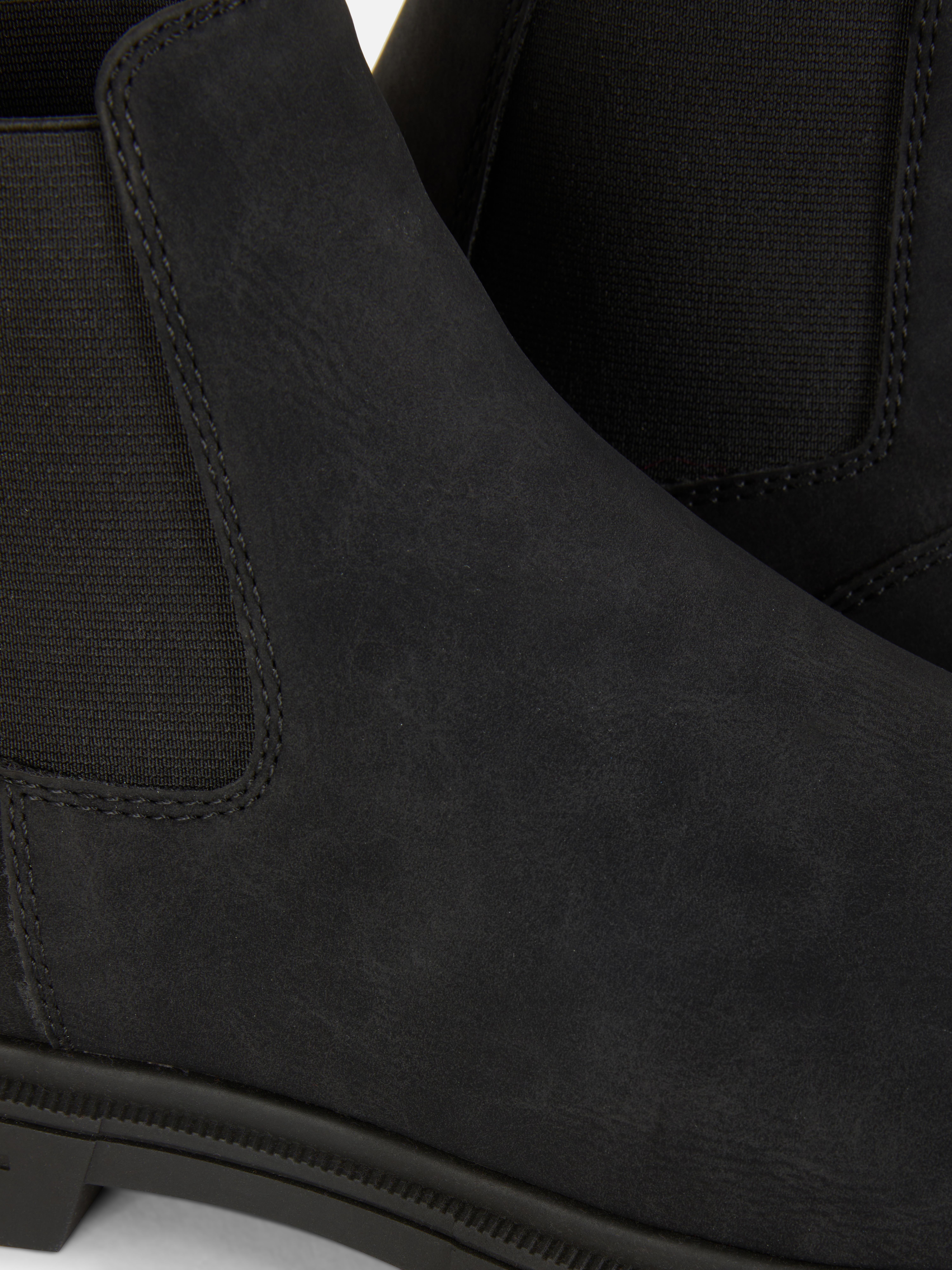 Faux Suede Chelsea Boot