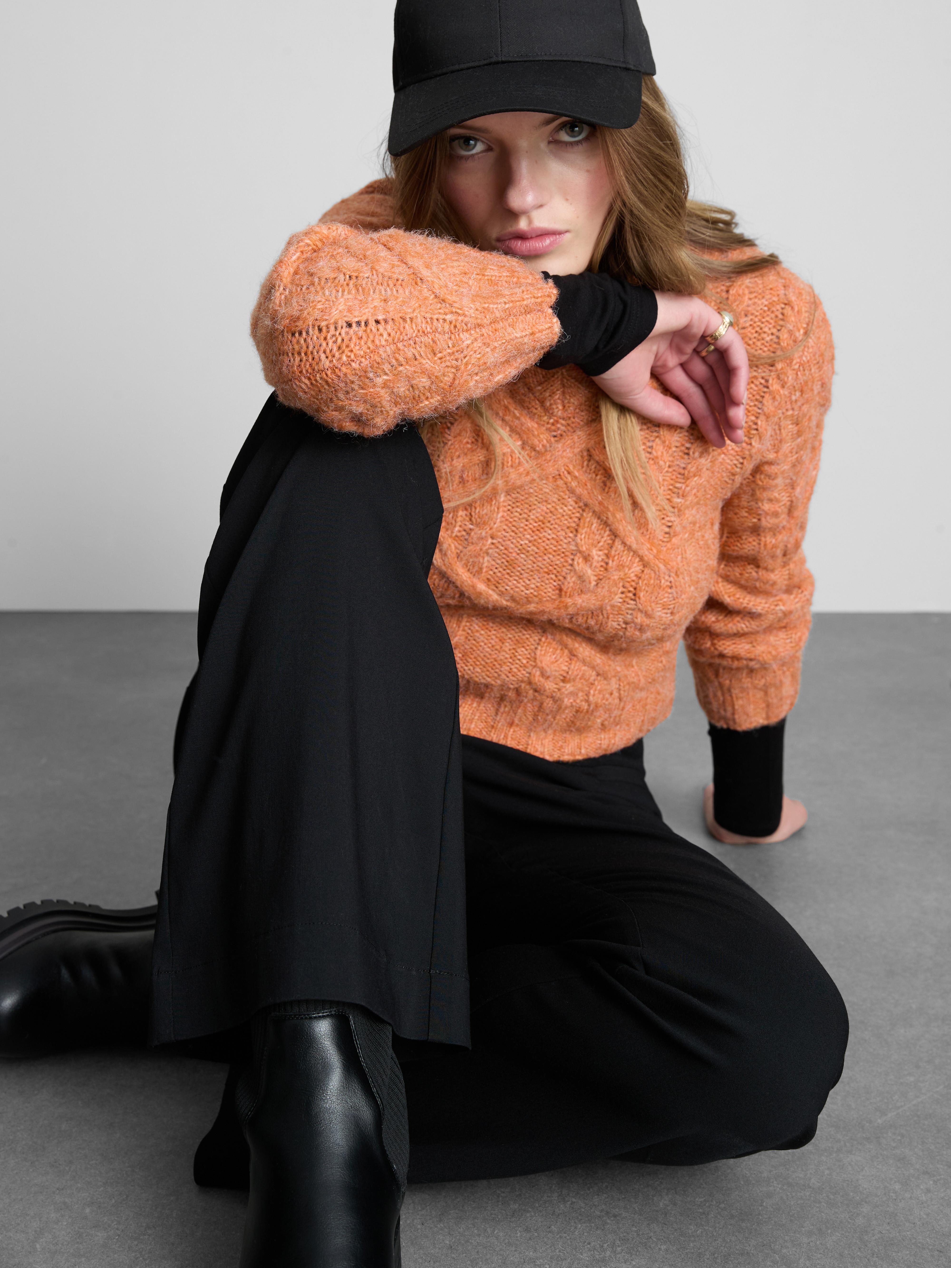 High-Waisted Flared Pants