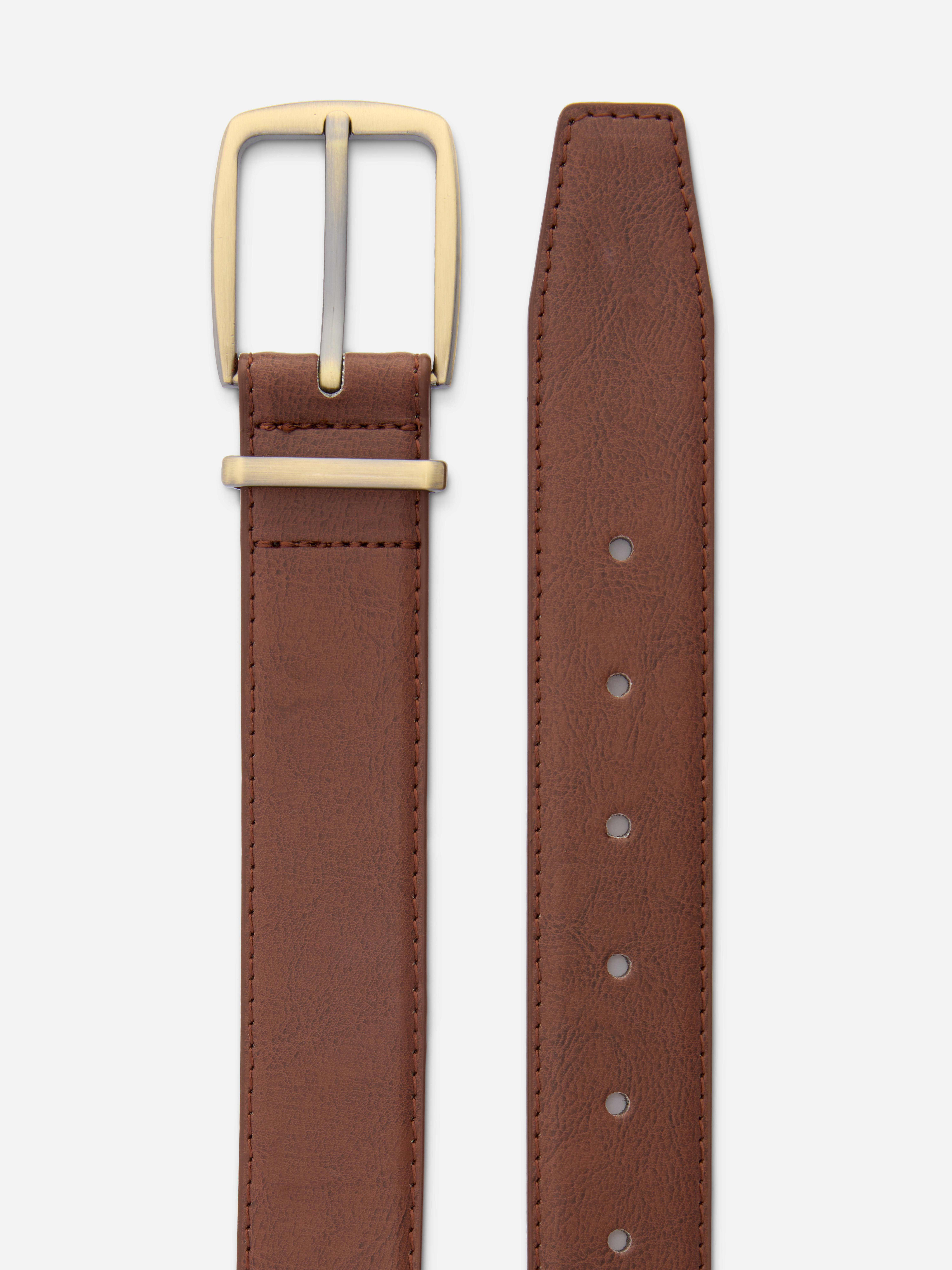 Faux Leather Formal Belt