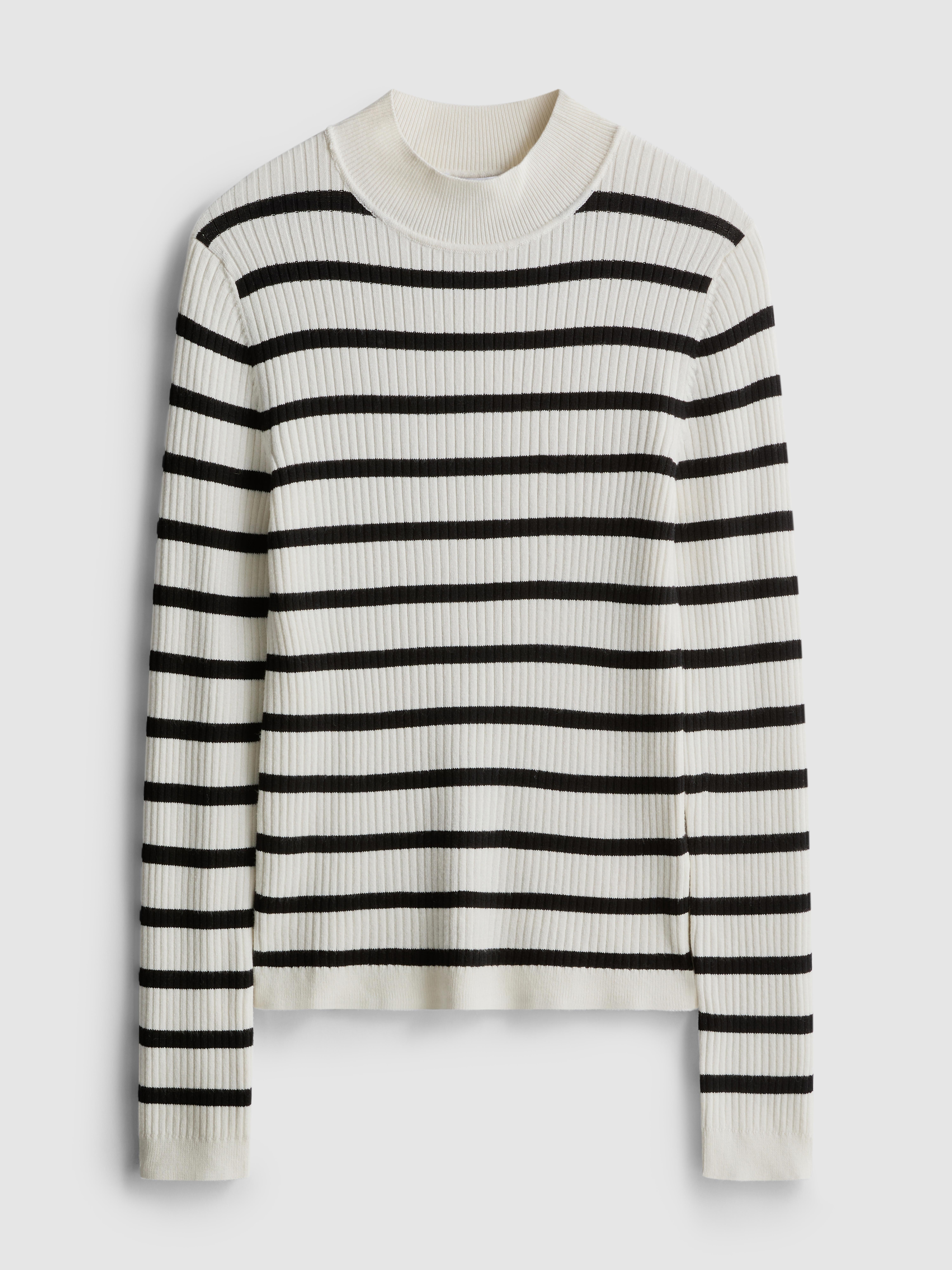 Ribbed Turtleneck Sweater