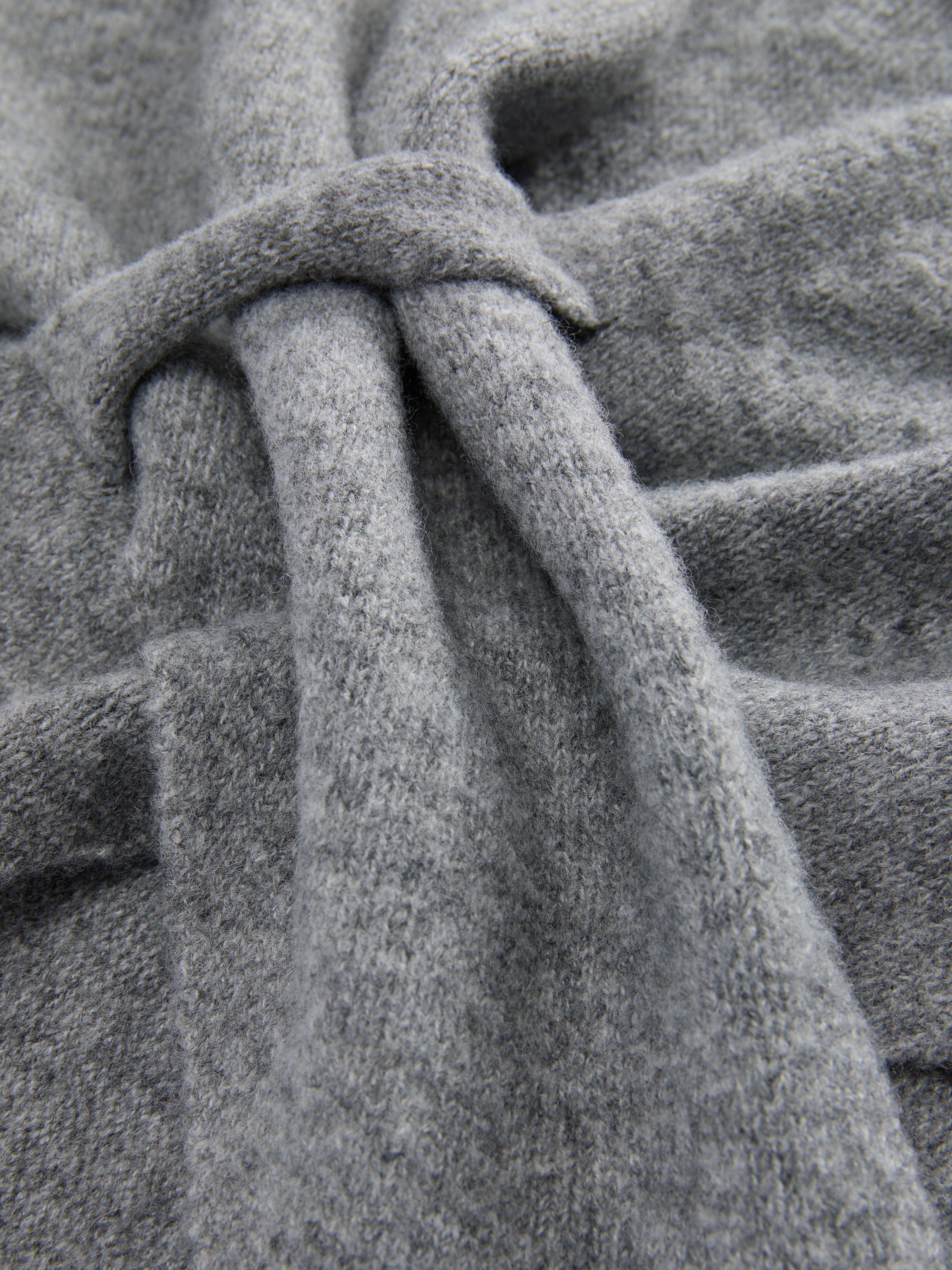 Knitted Triangle Scarf