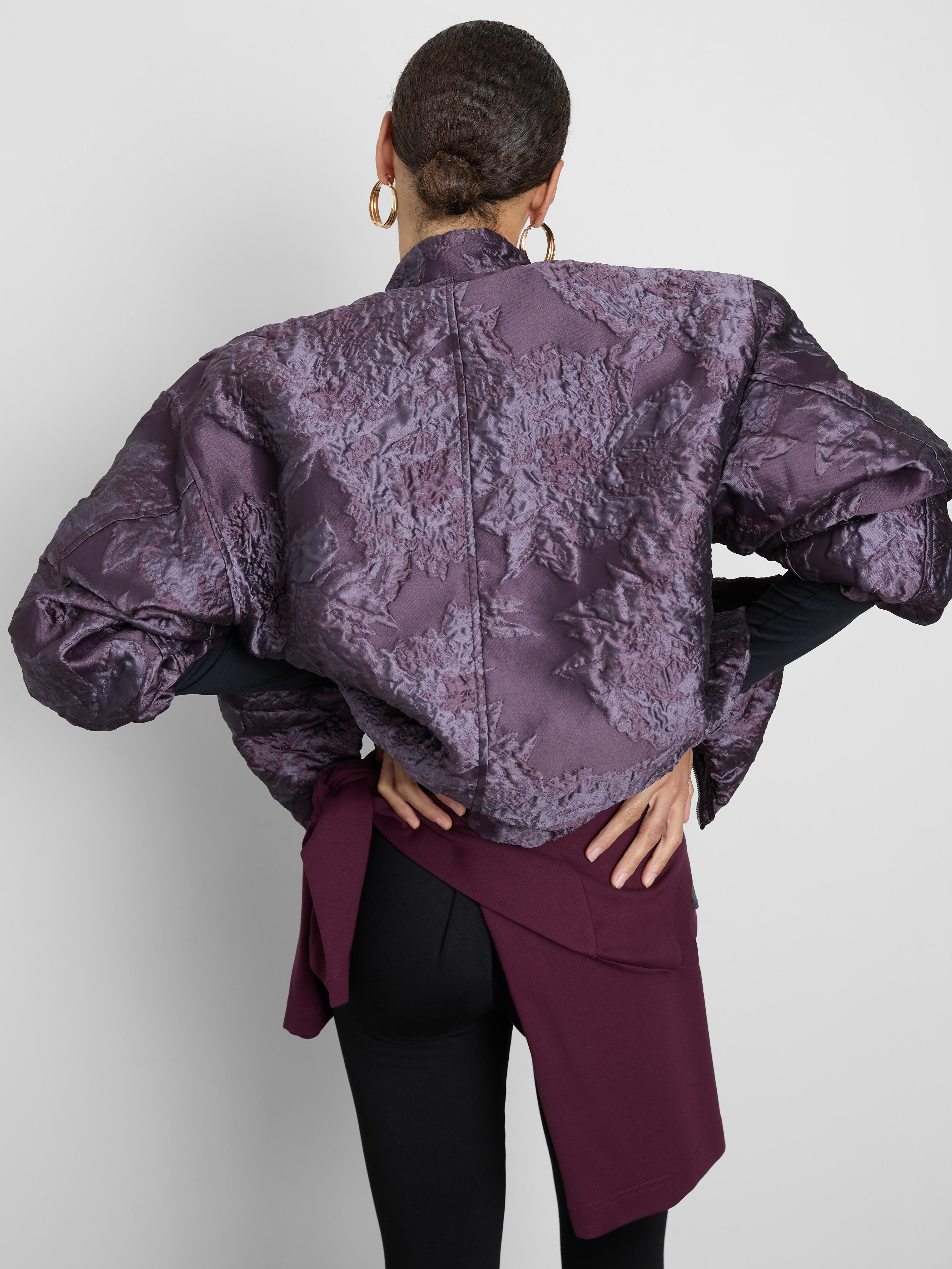 Jacquard Bomber Jacket
