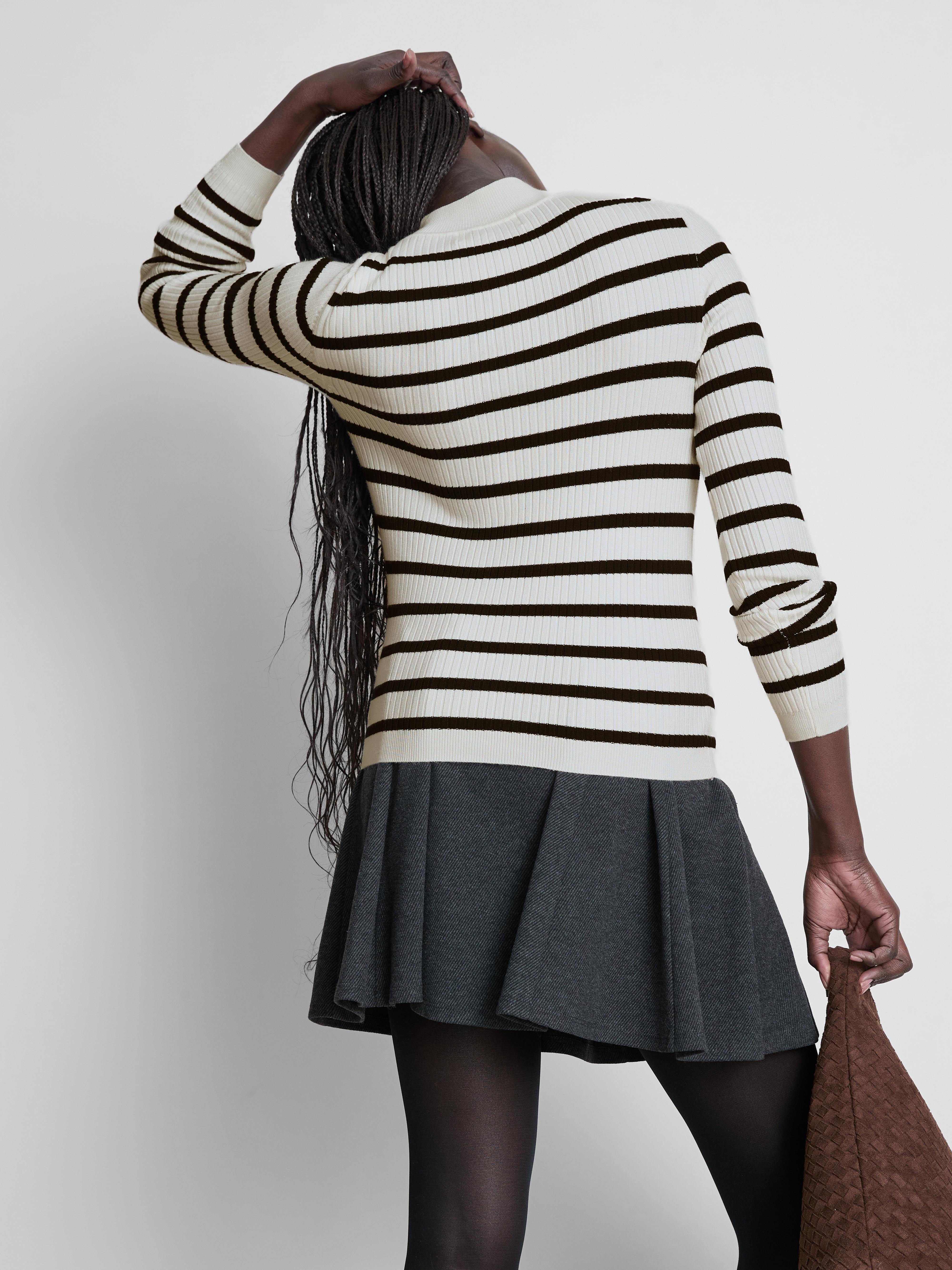 Ribbed Turtleneck Sweater