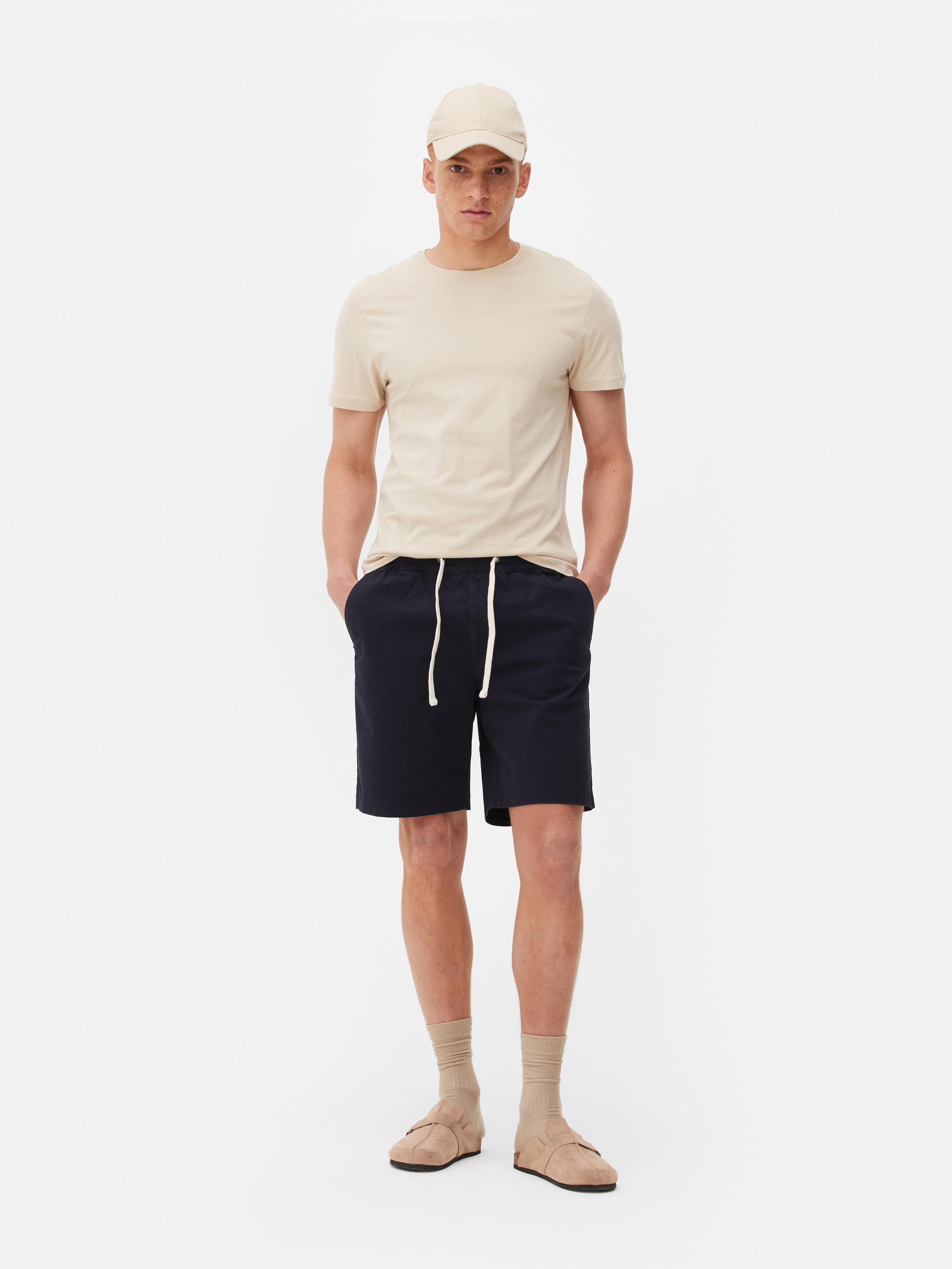 Drawstring Bermuda Shorts