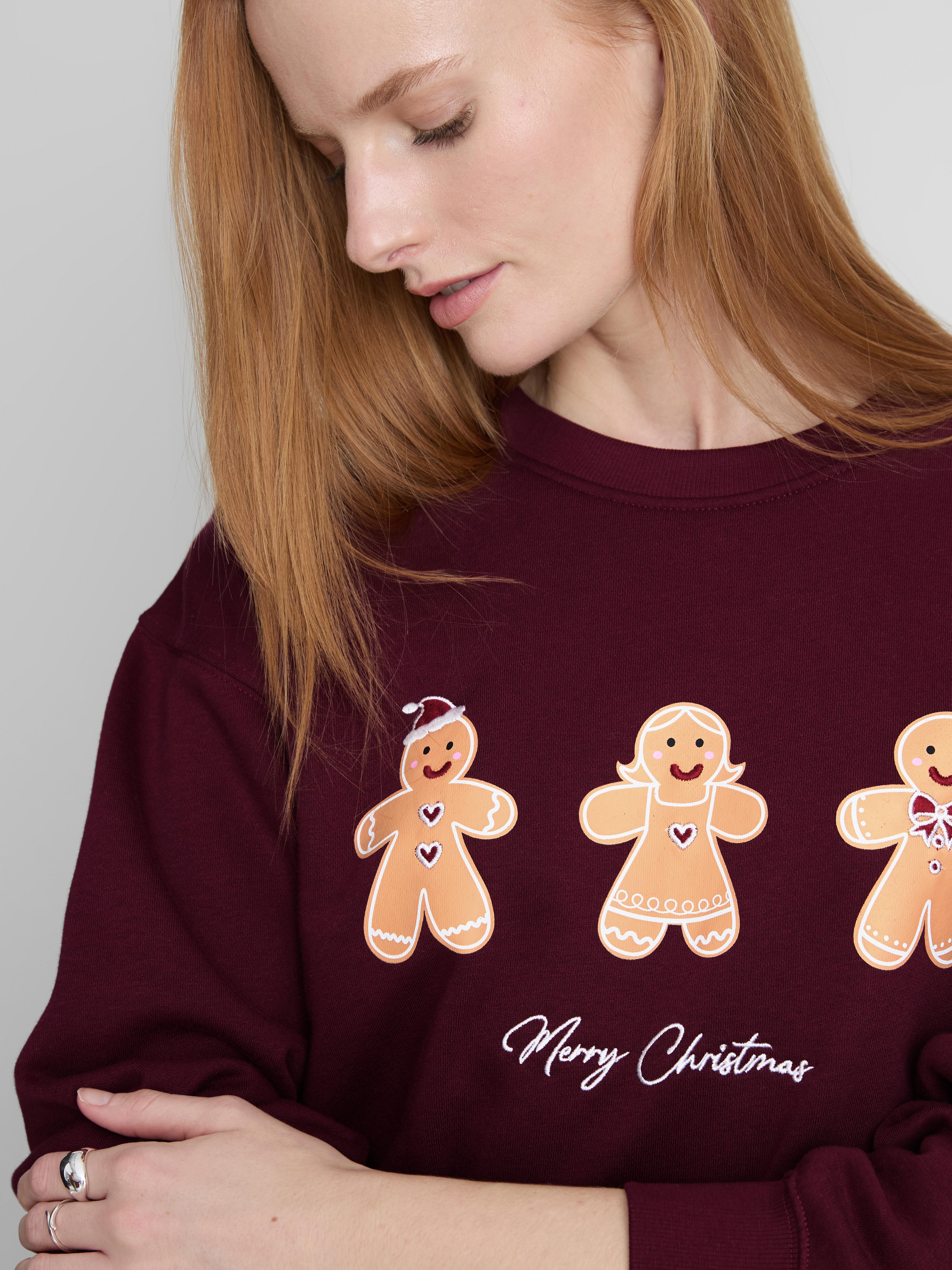 Christmas Cotton Blend Sweatshirt