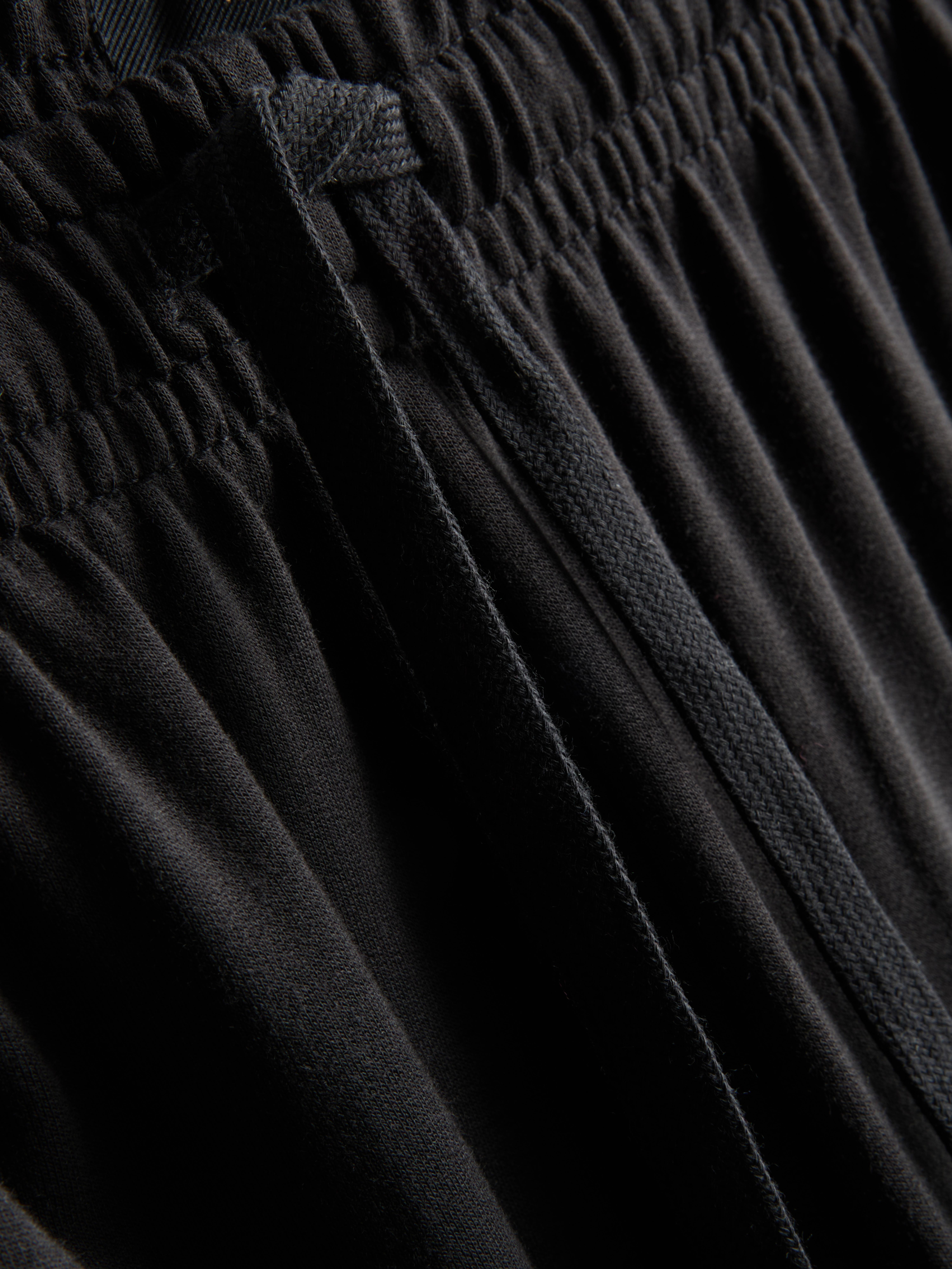 Cuffed-Leg Drawstring Pajama Bottoms