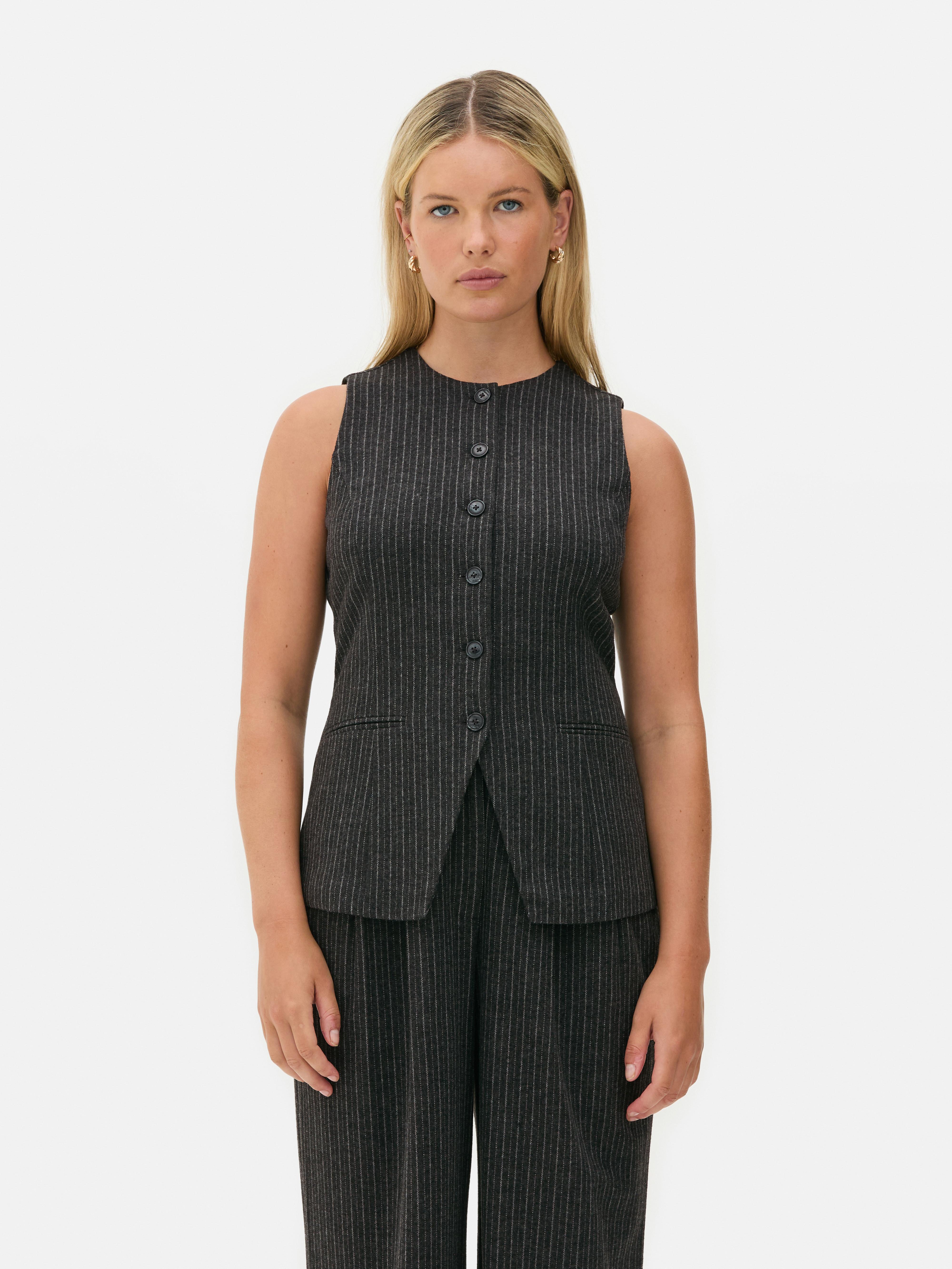 Tailored Pinstripe Waistcoat