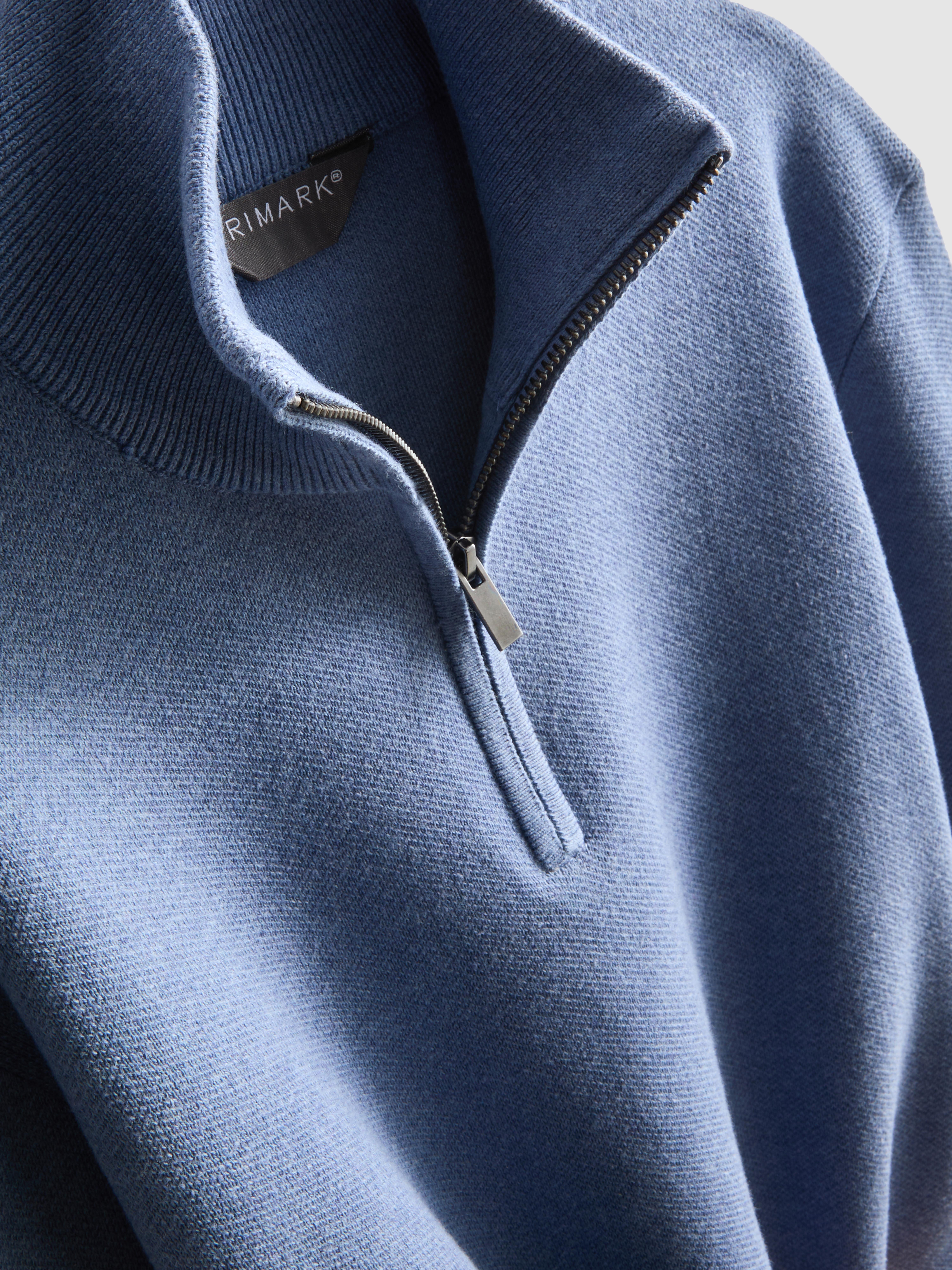 Half-Zip Funnel Neck Sweater