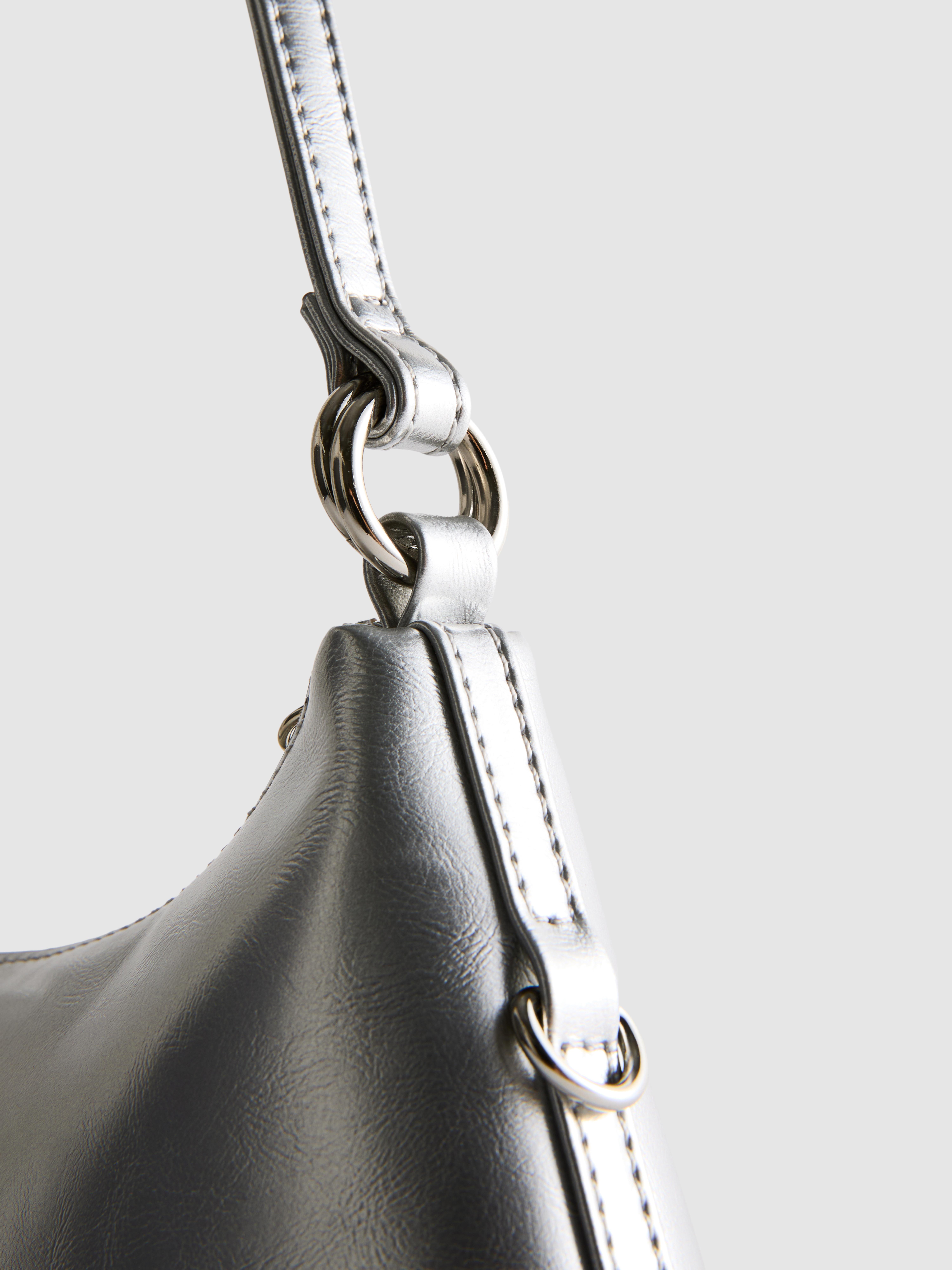 Faux Leather Shoulder Bag