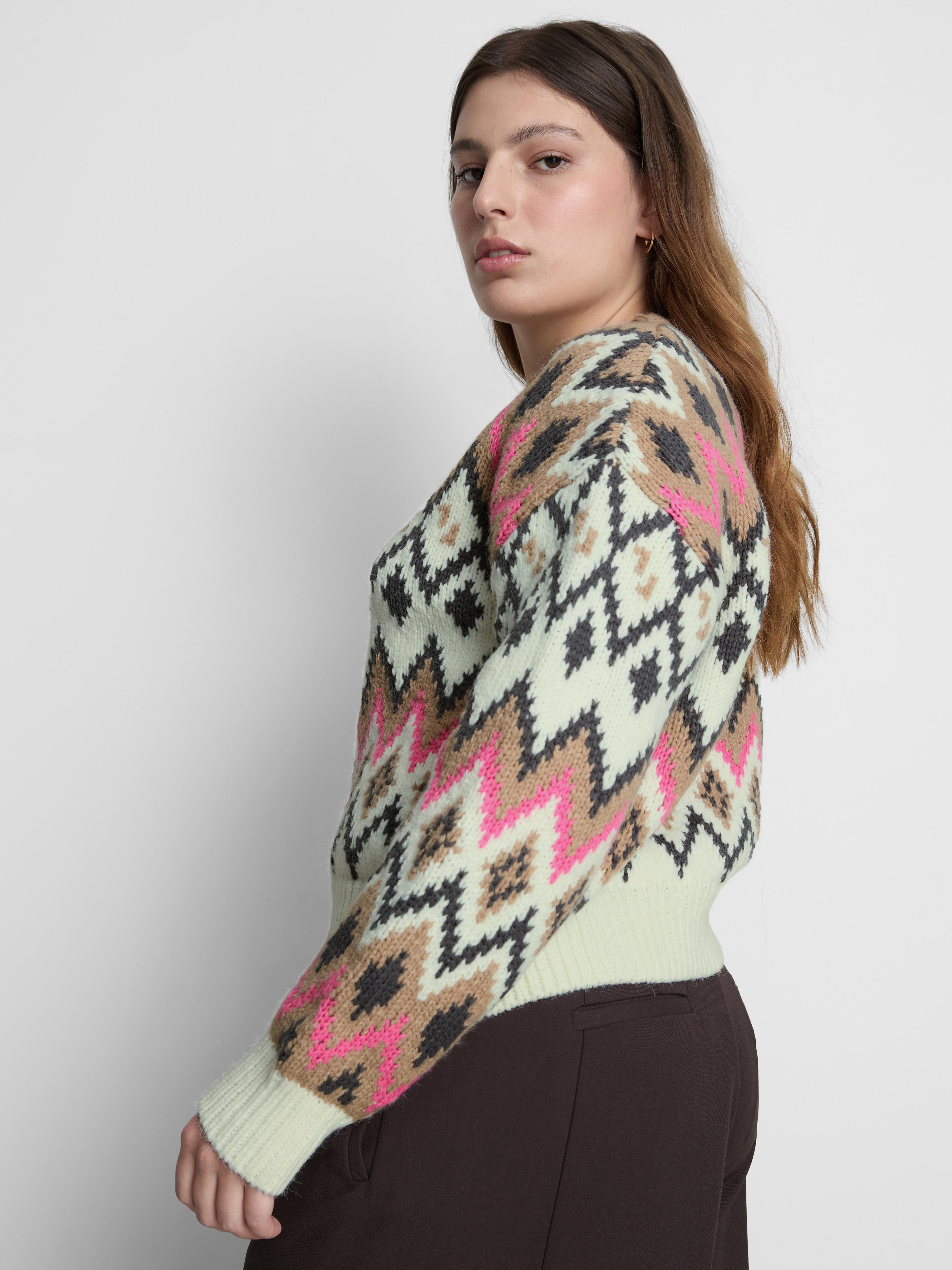 Knitted Fair Isle Sweater